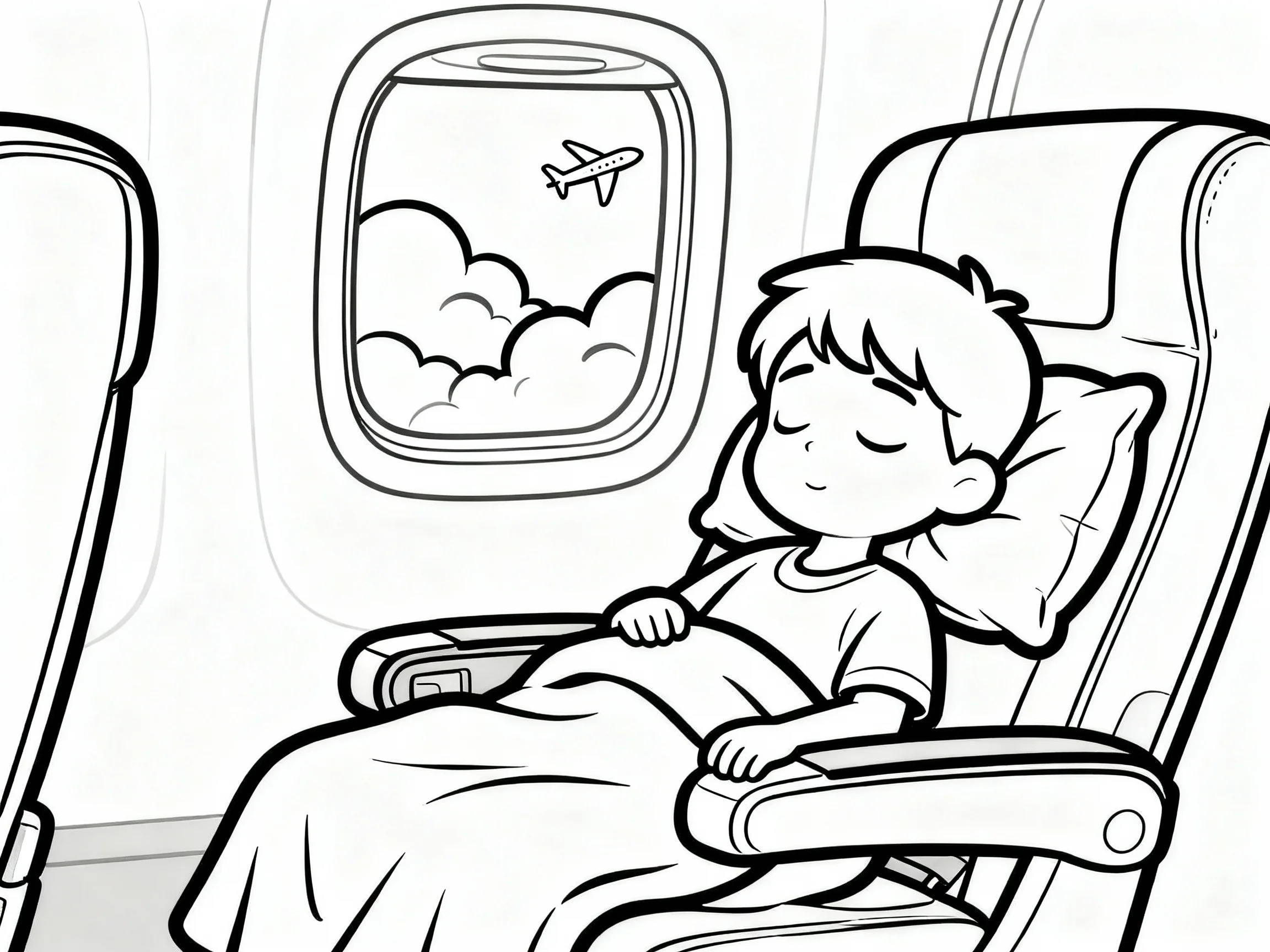 Sleeping on an Airplane