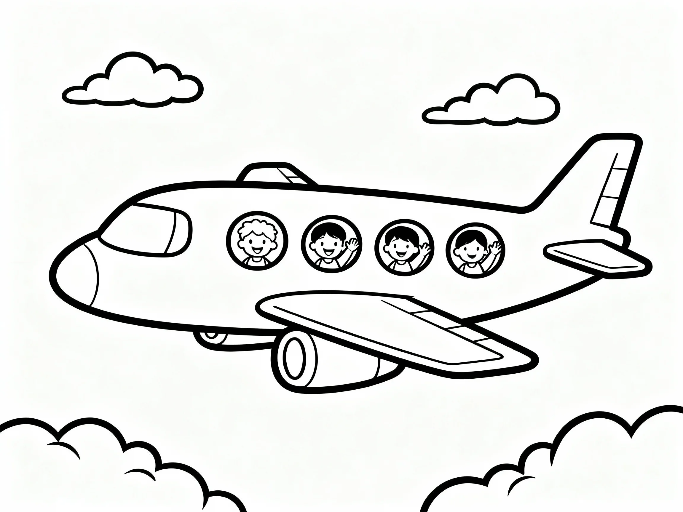 Airplane with Passengers