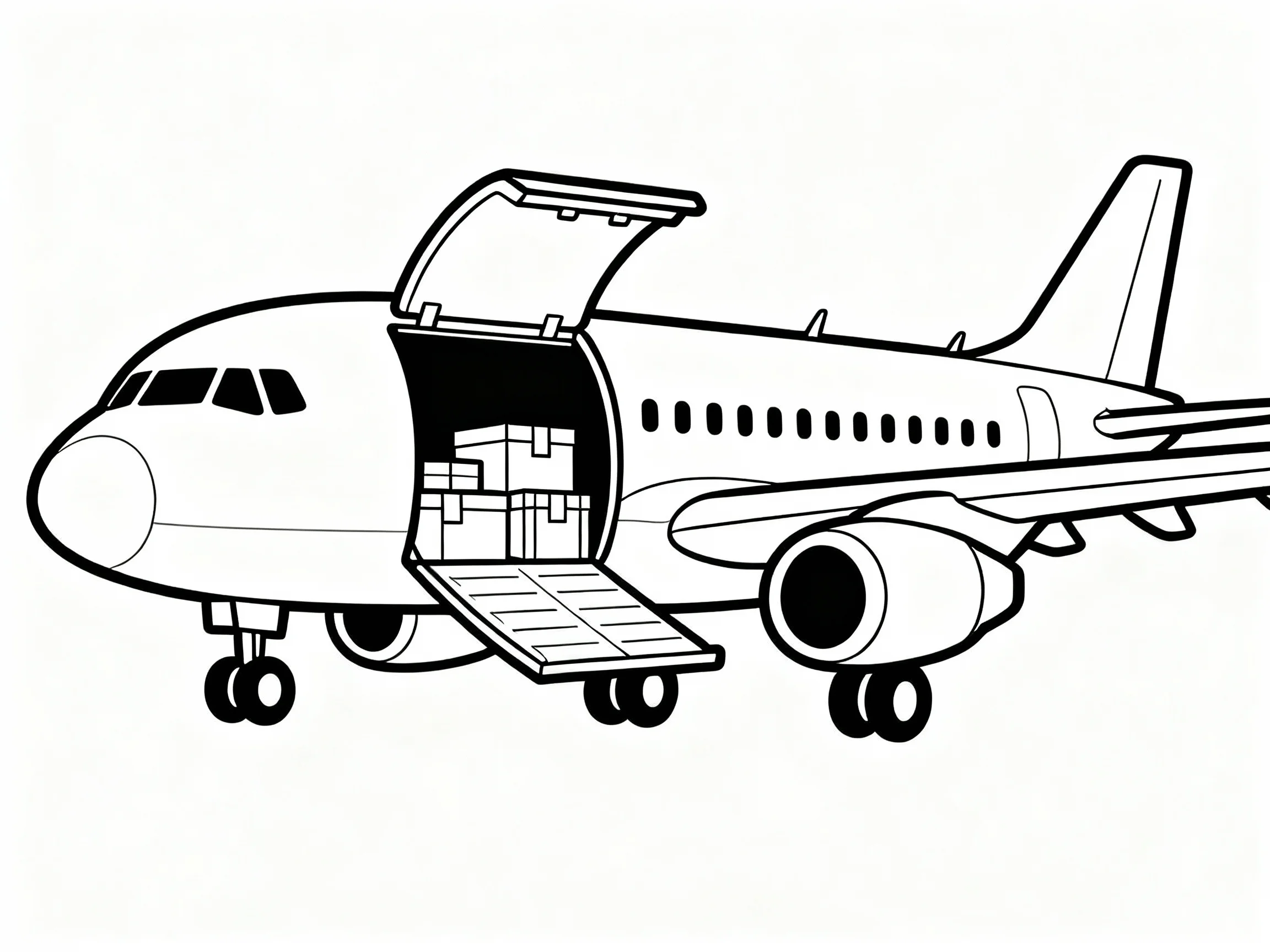 Airplane Carrying Cargo