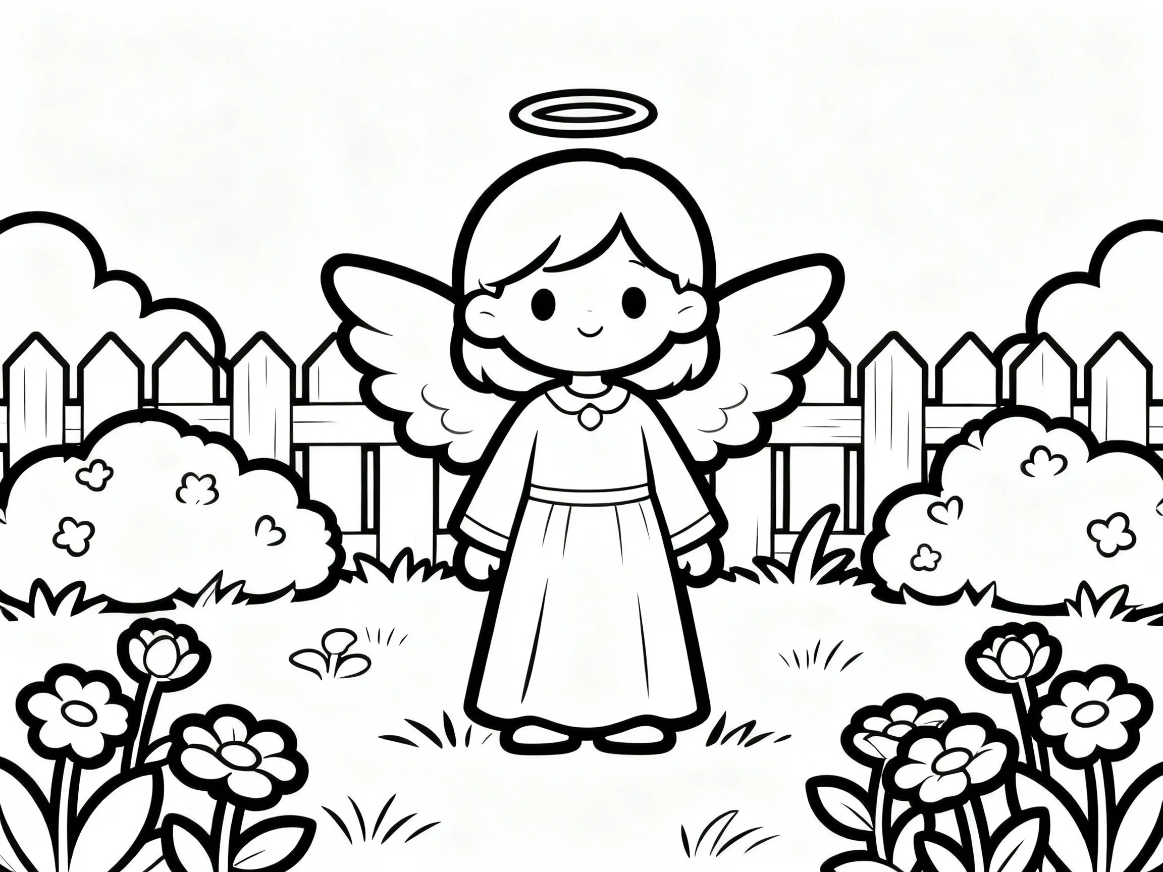 Angel in Garden