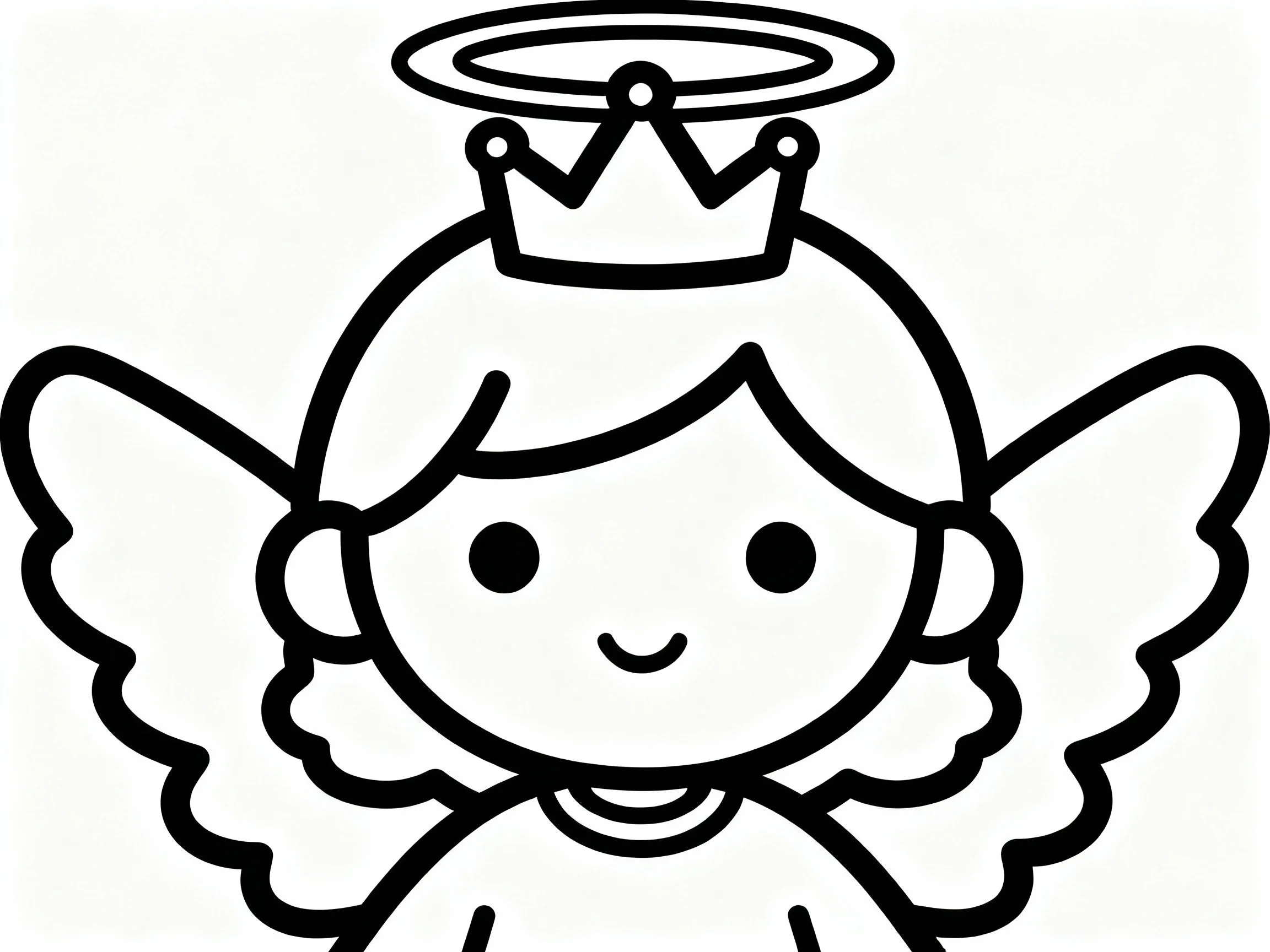 Angel with Crown
