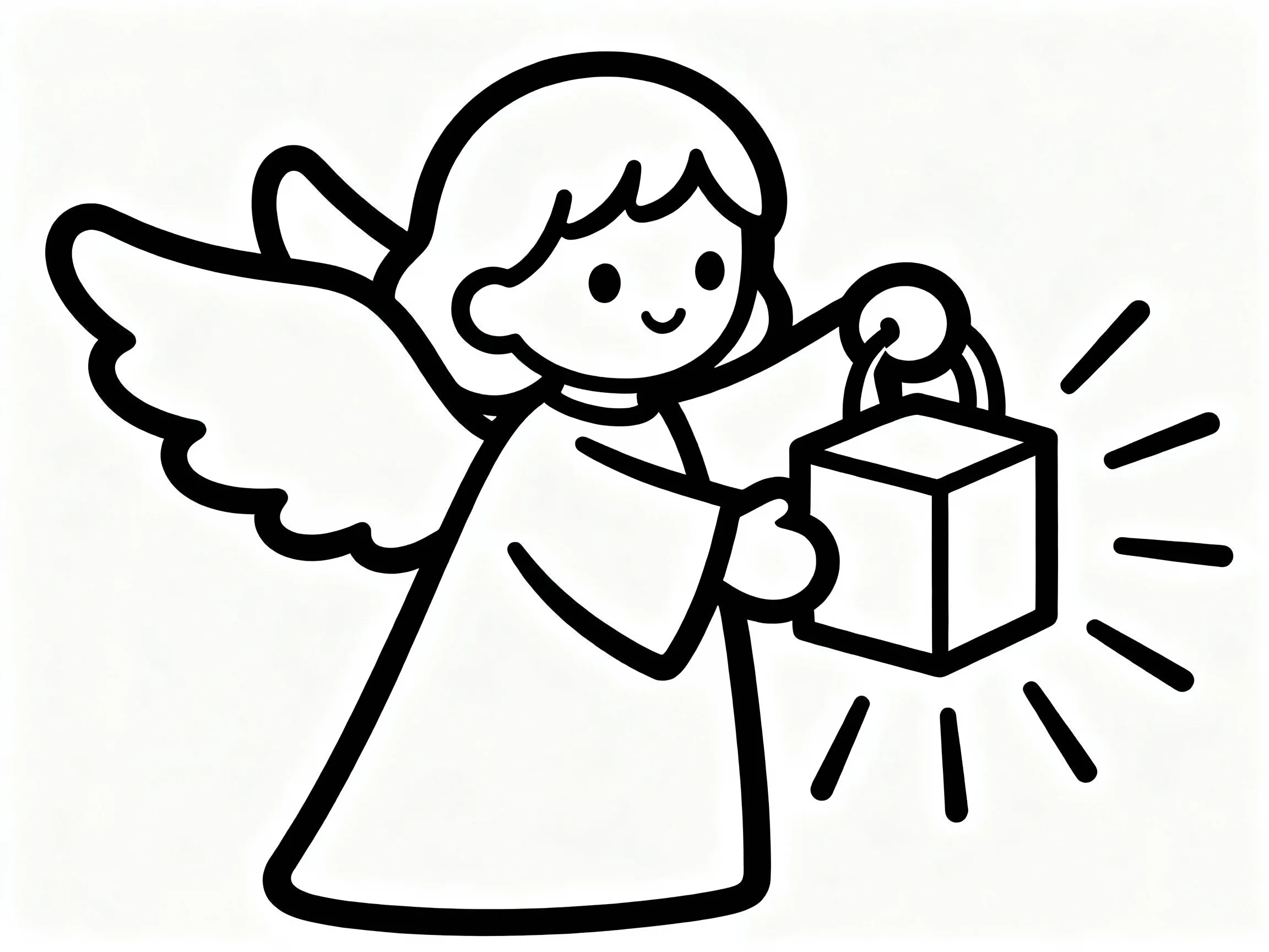 Angel Holding Lantern