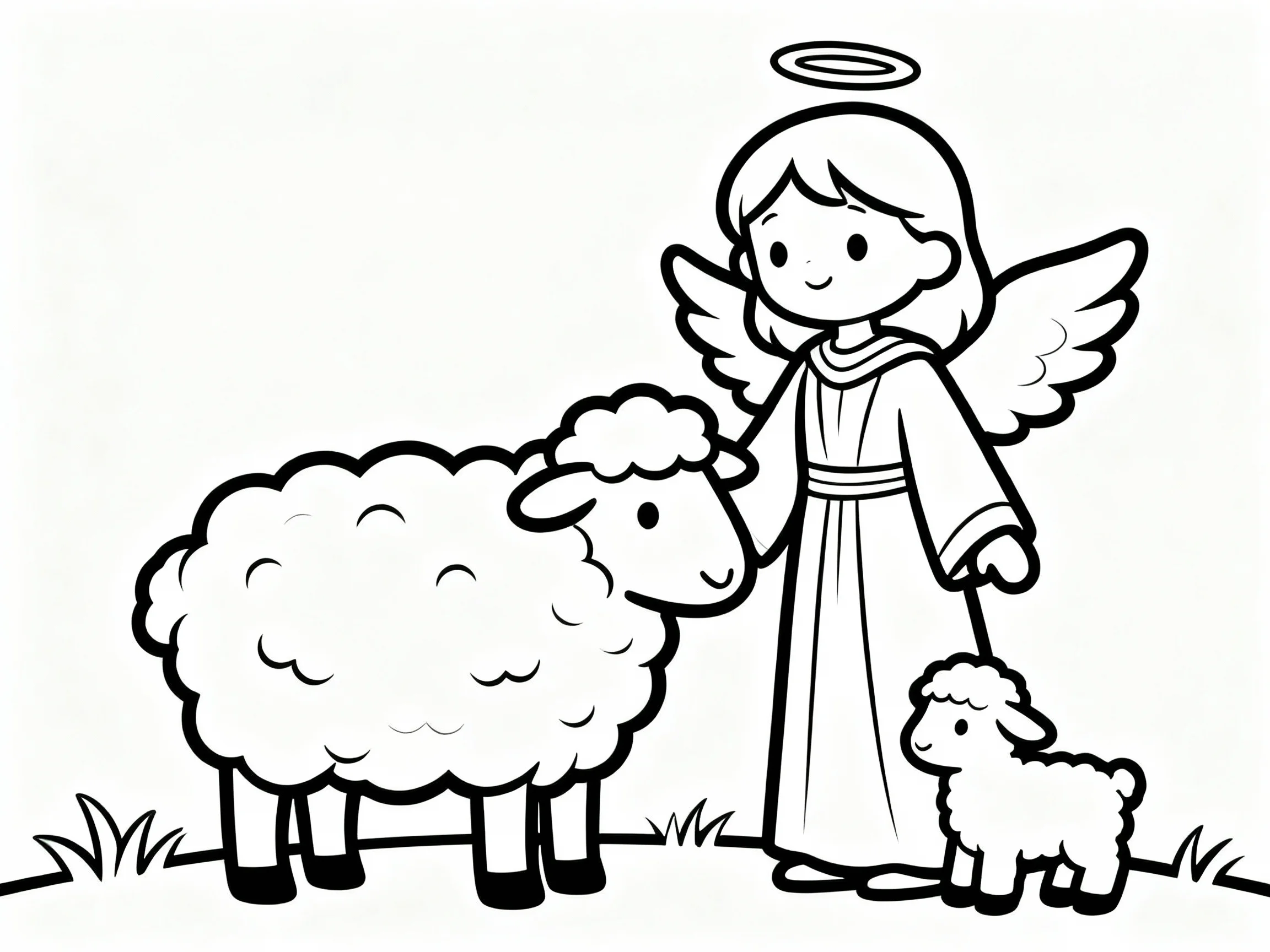 Angel with Sheep