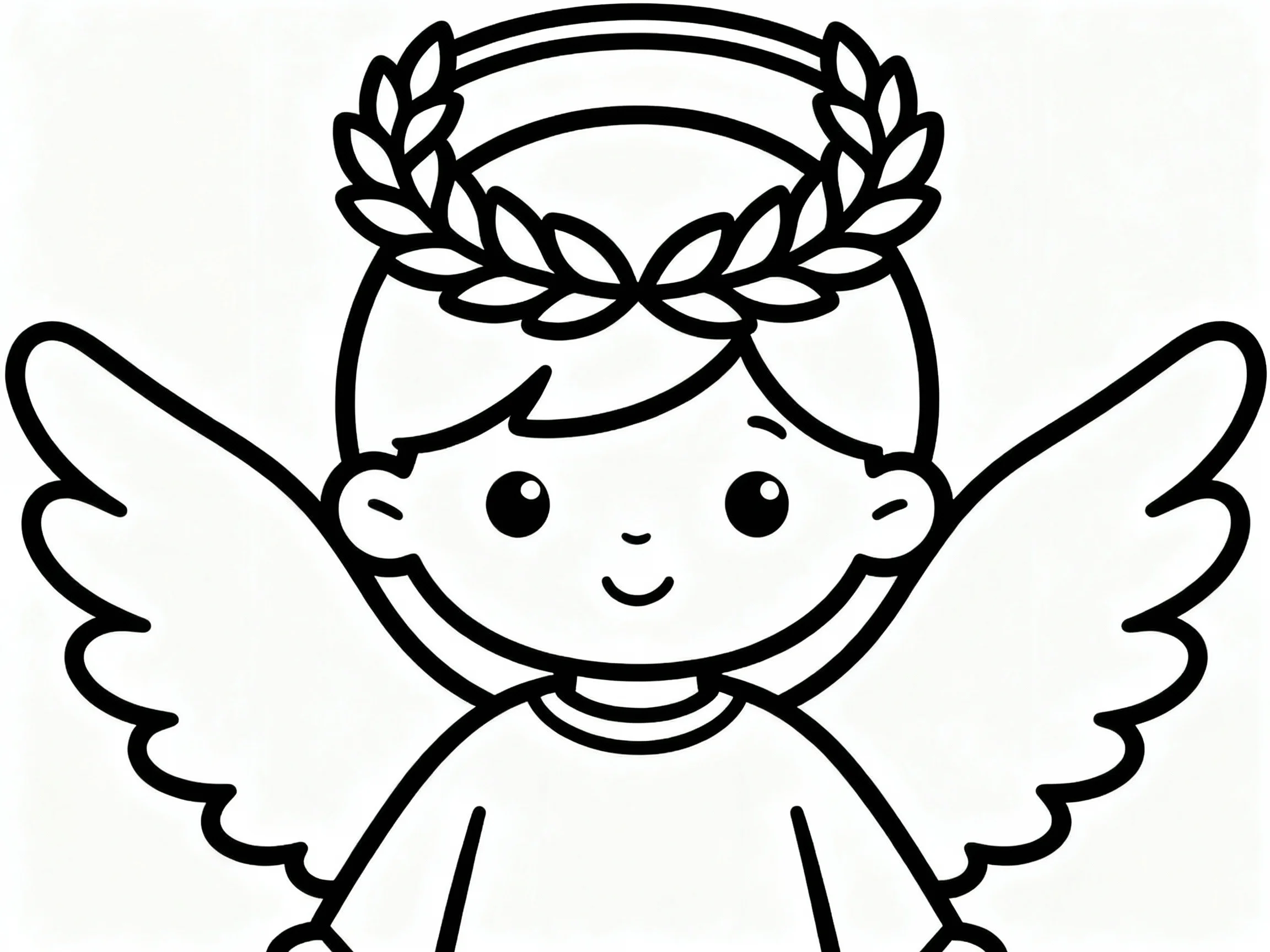 Angel with Laurel Wreath