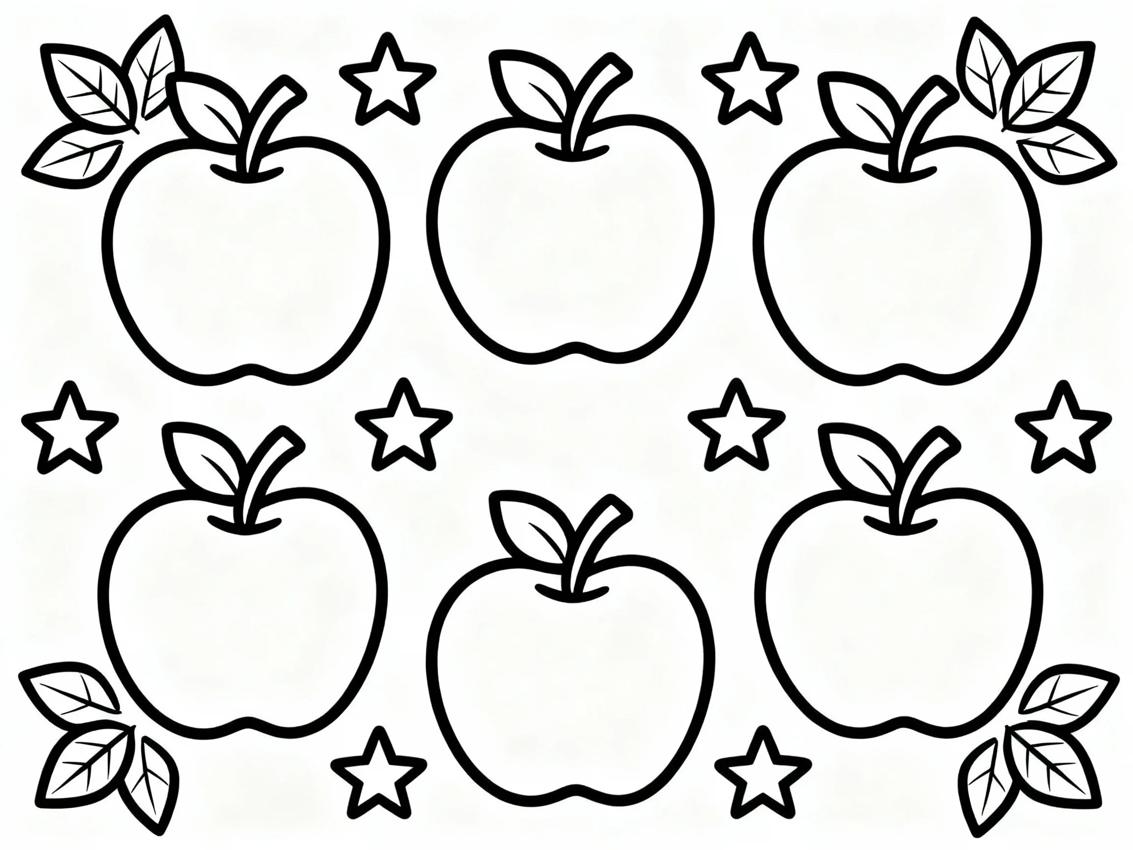 Decorative Apple Pattern