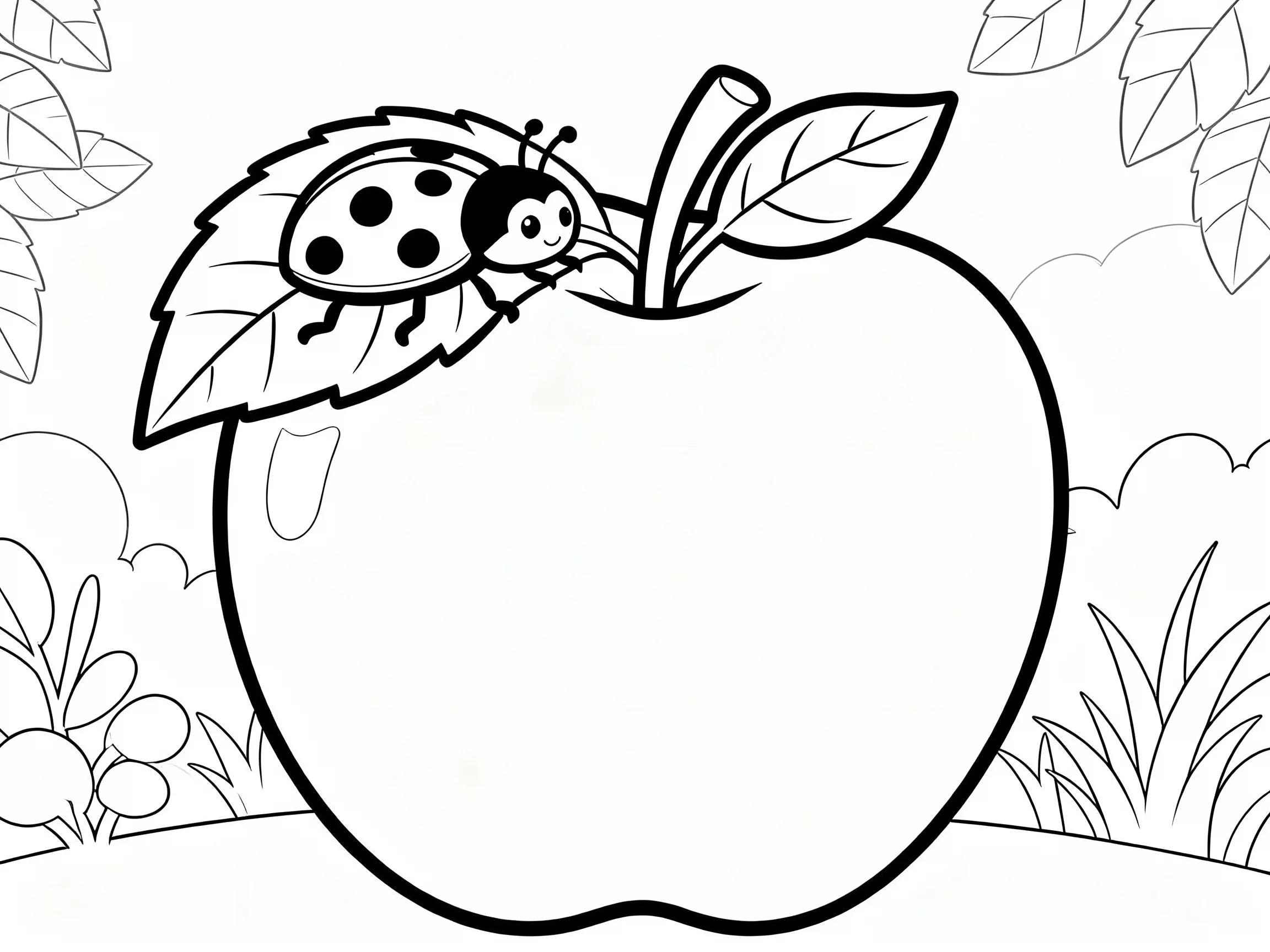 Ladybug on Apple