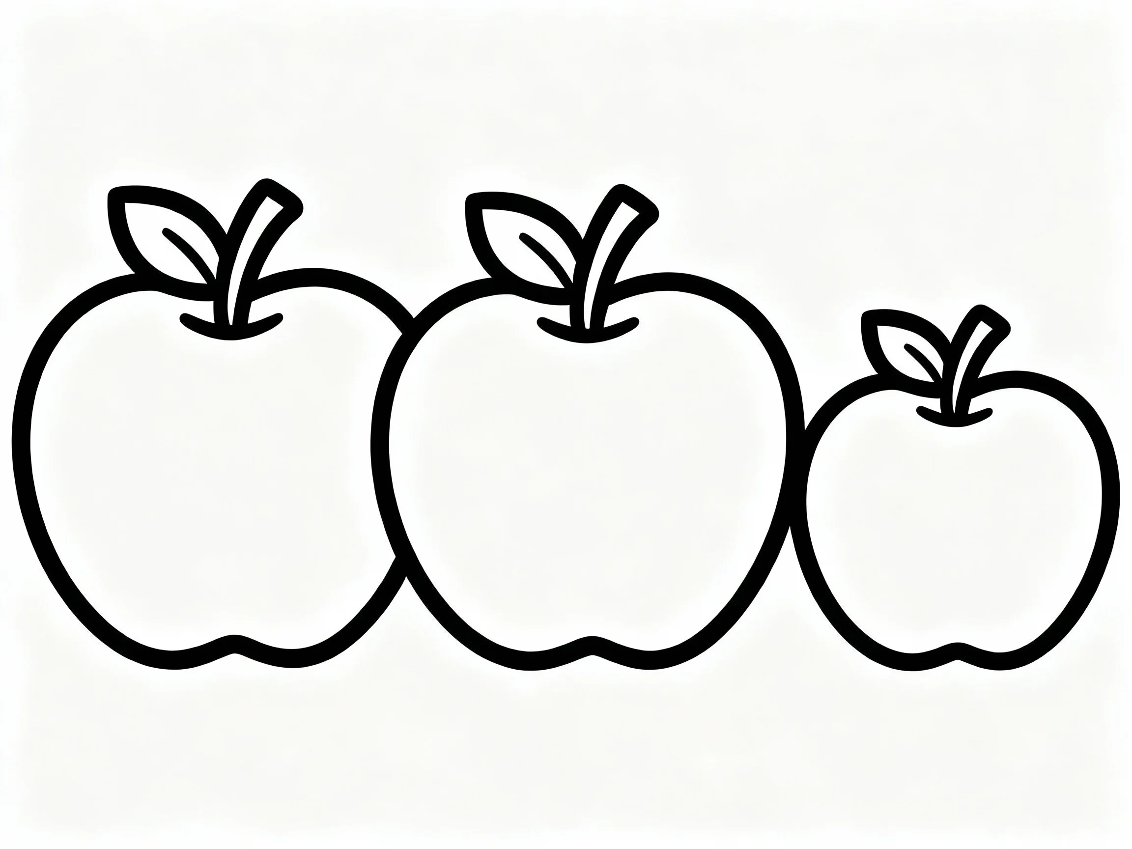 Three Apples in a Row