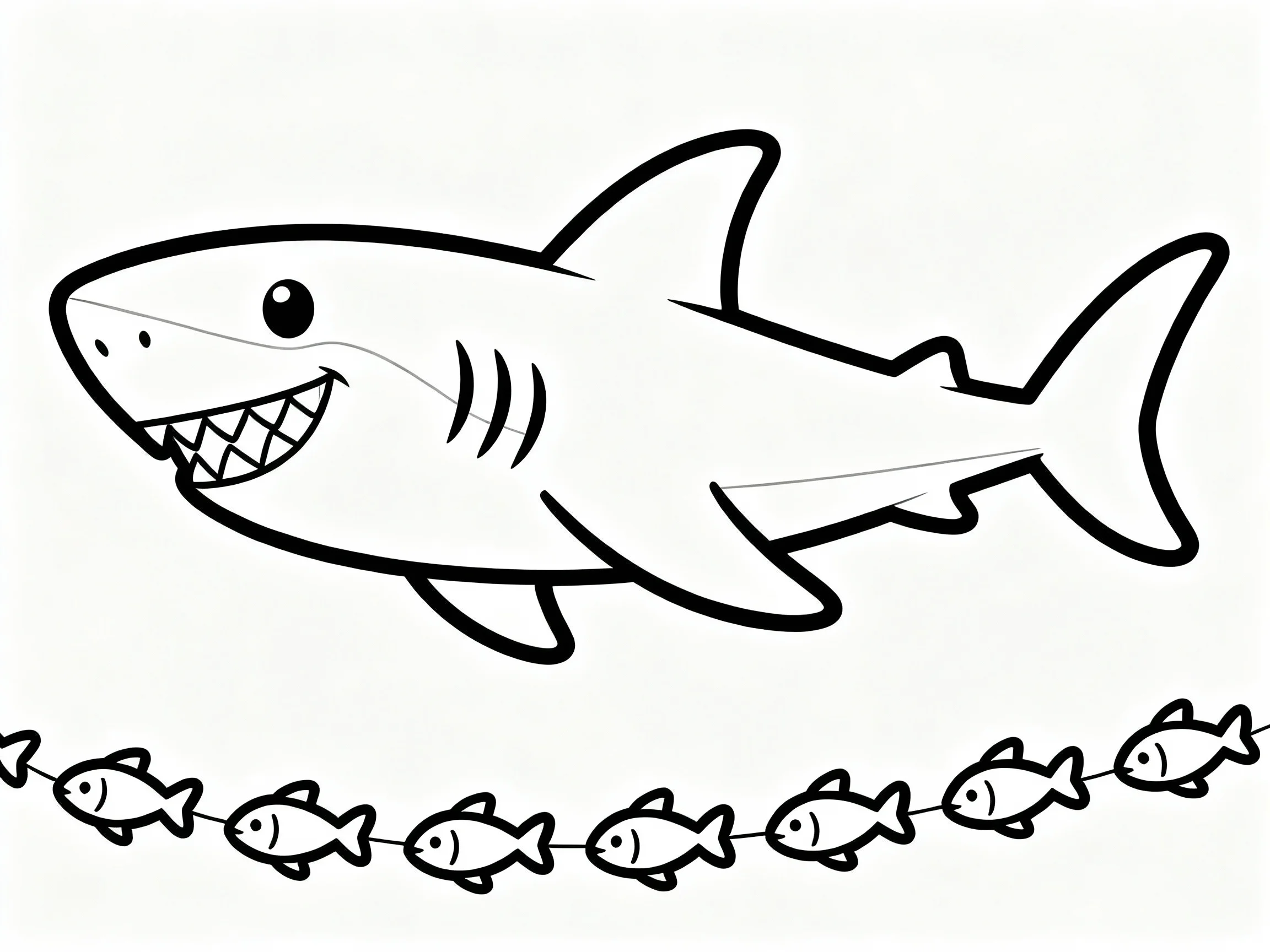 Baby Shark and Fish School