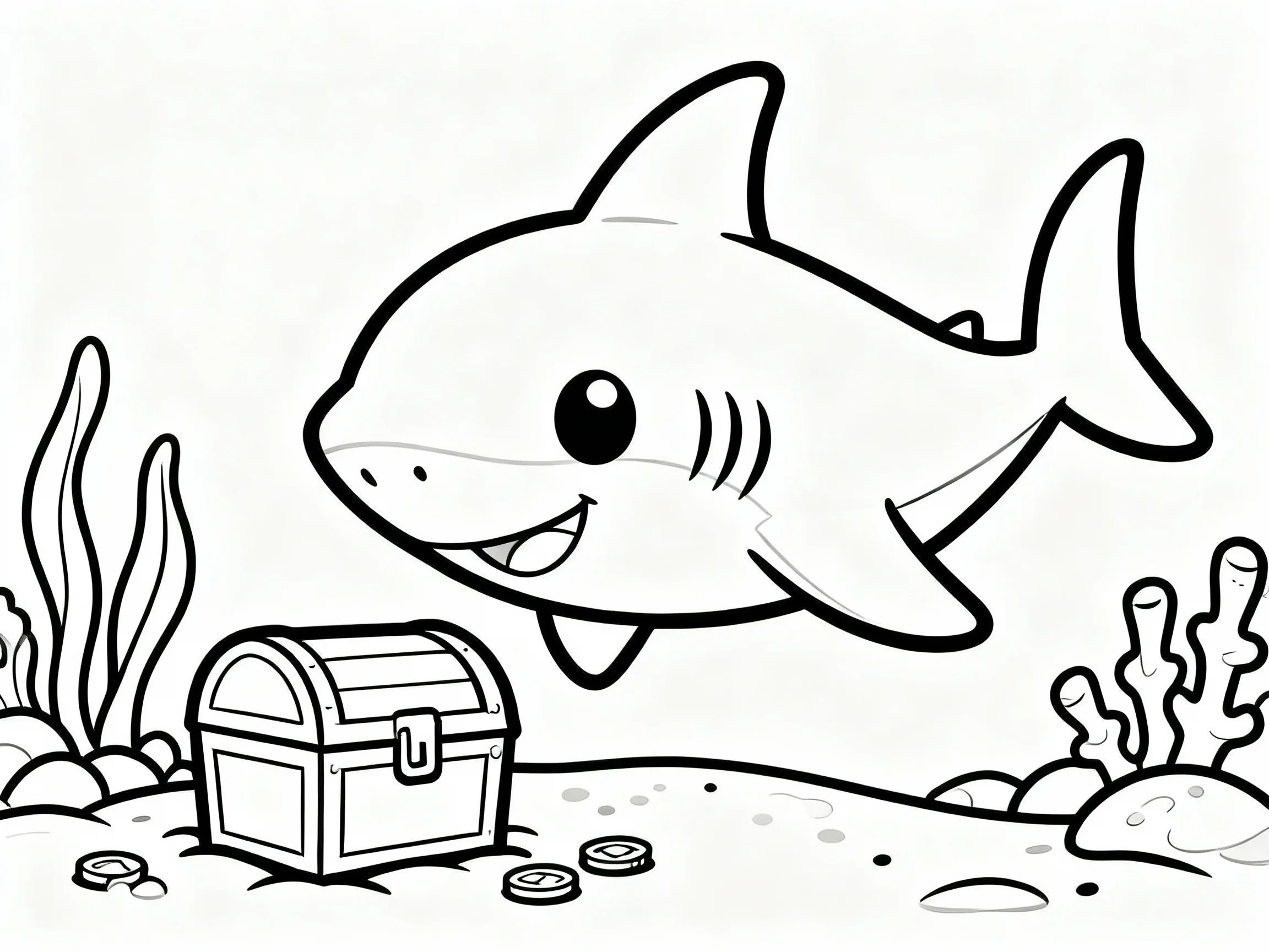 Baby Shark in Treasure Hunt
