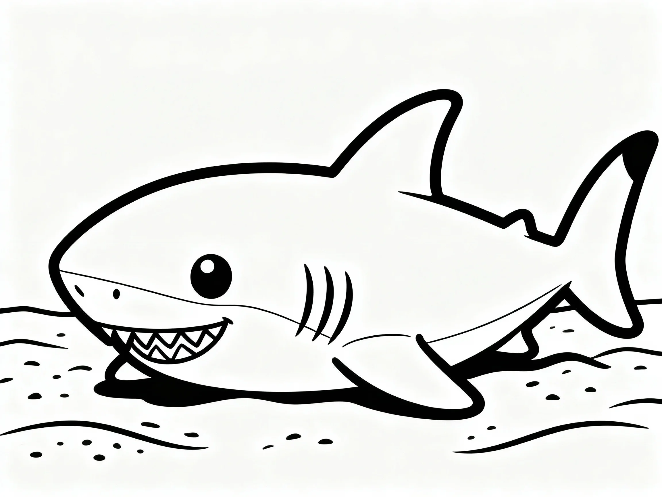 Baby Shark on Sand