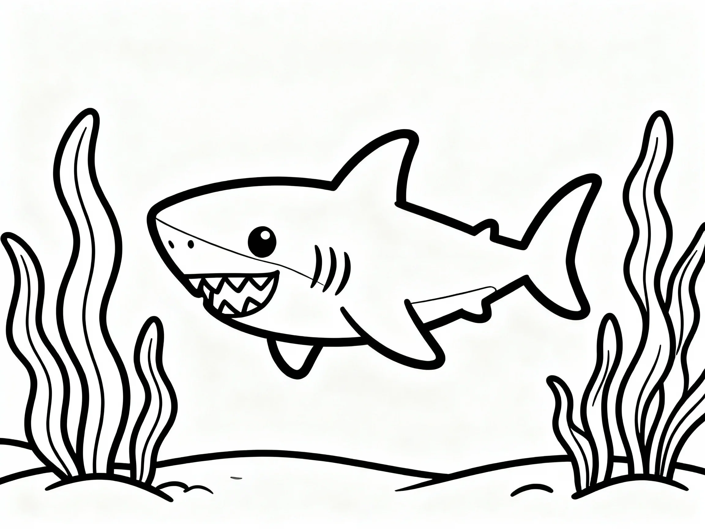 Baby Shark in Kelp Bed