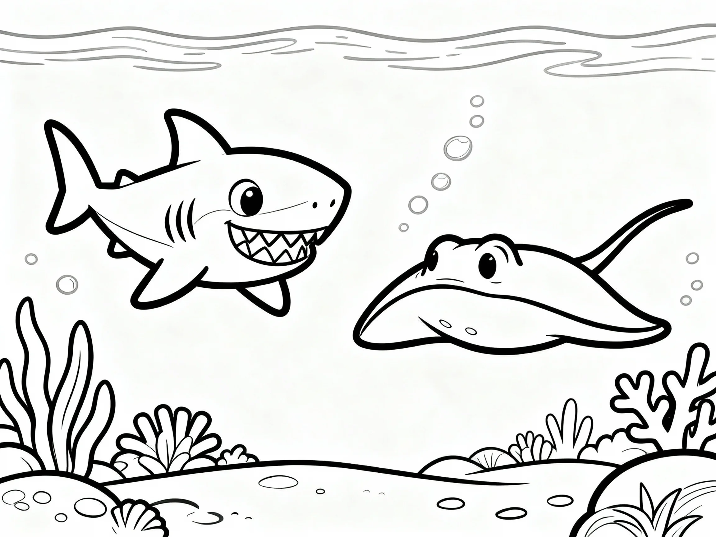 Baby Shark with Stingray