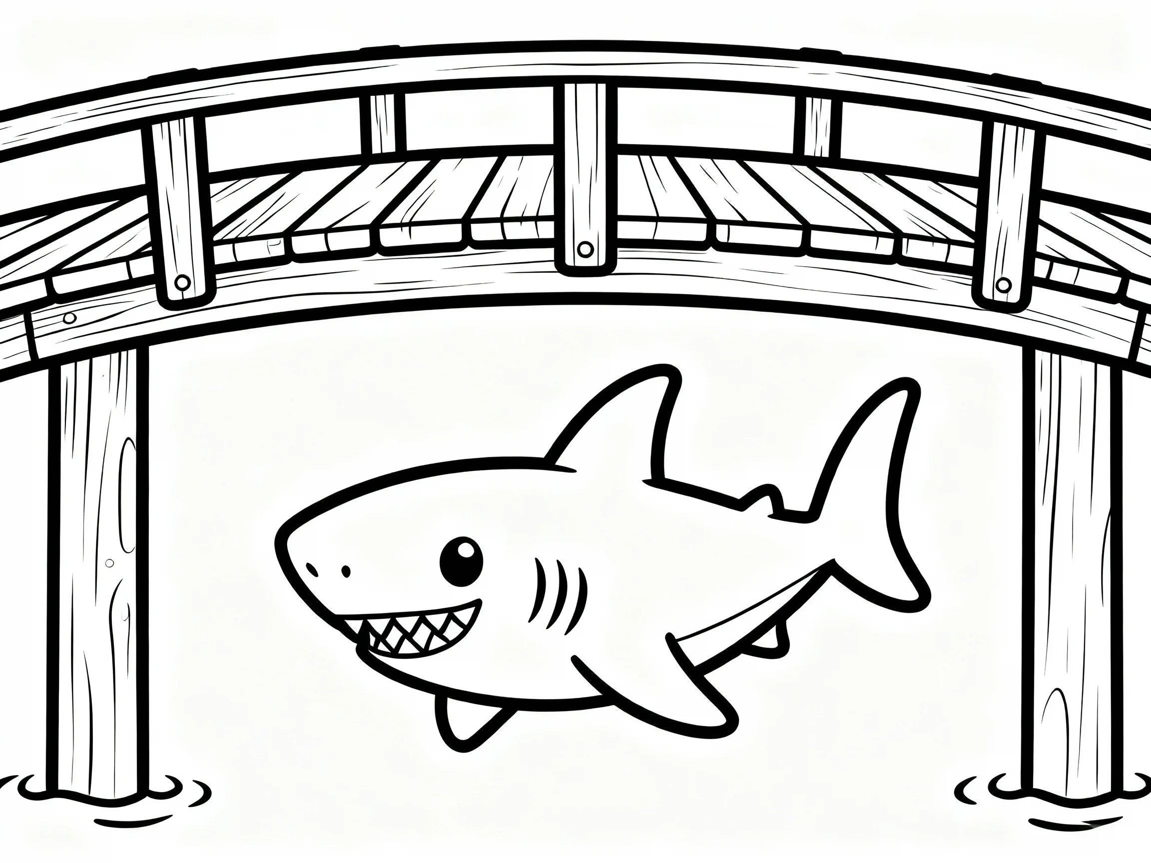 Baby Shark Under Bridge