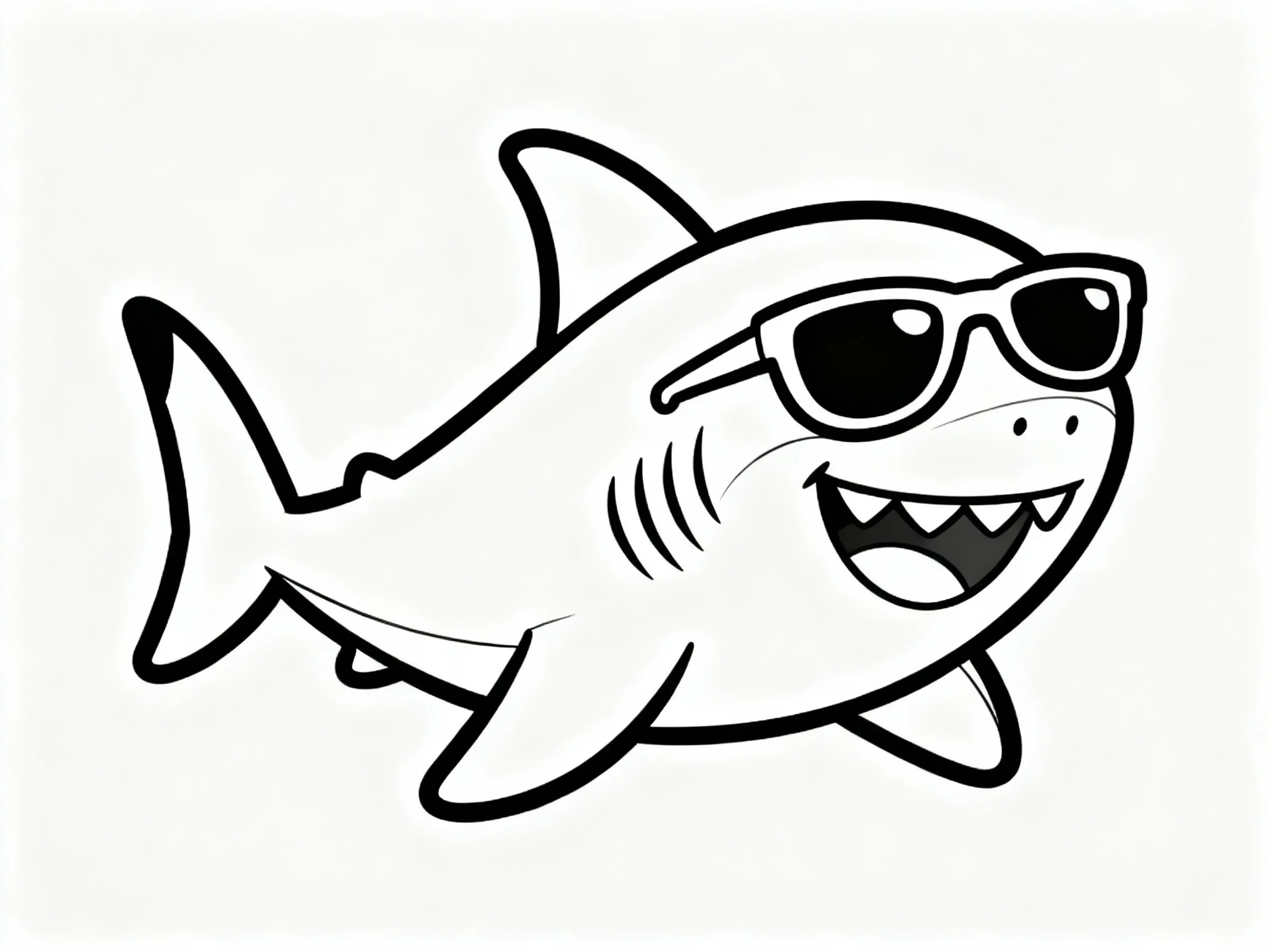 Baby Shark with Sunglasses