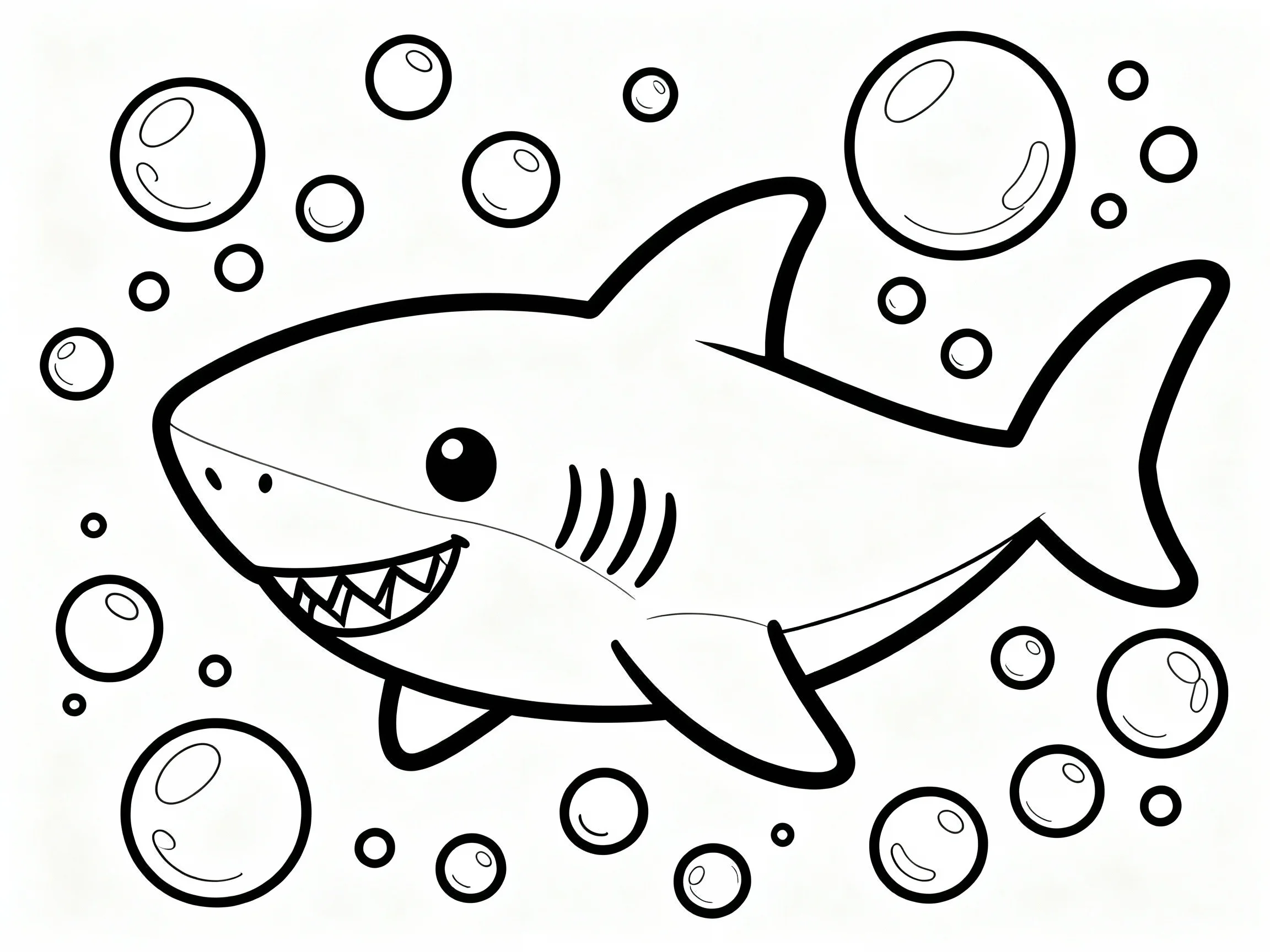 Baby Shark in Bubbles