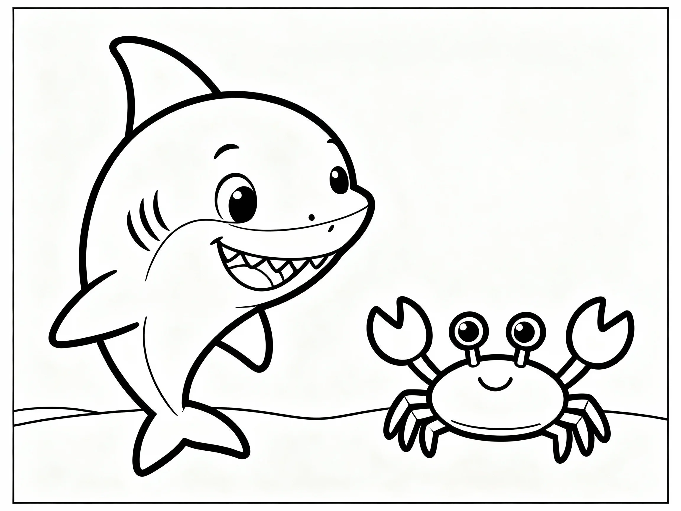 Baby Shark and Crab Friend