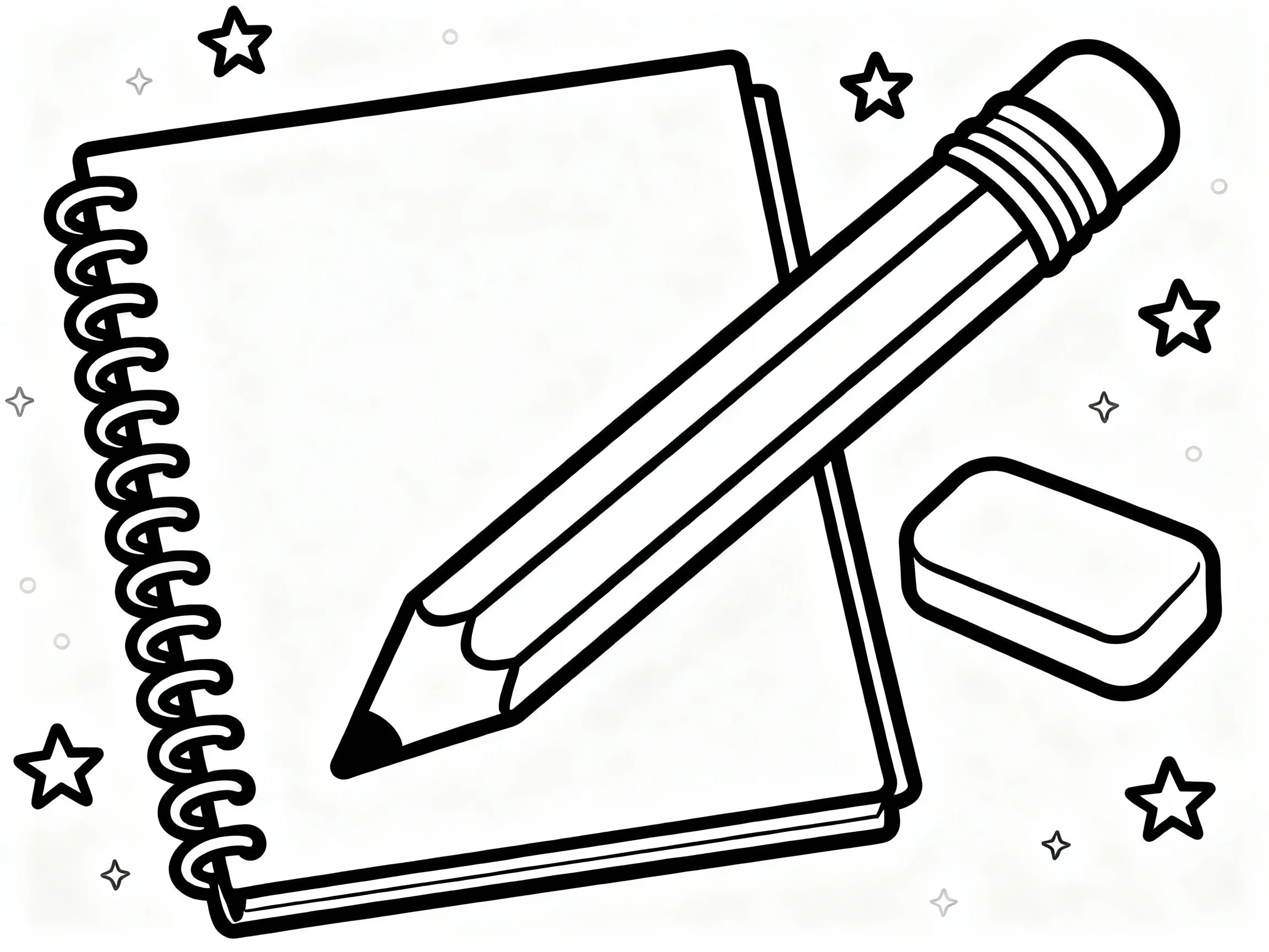 Pencil and Notebook