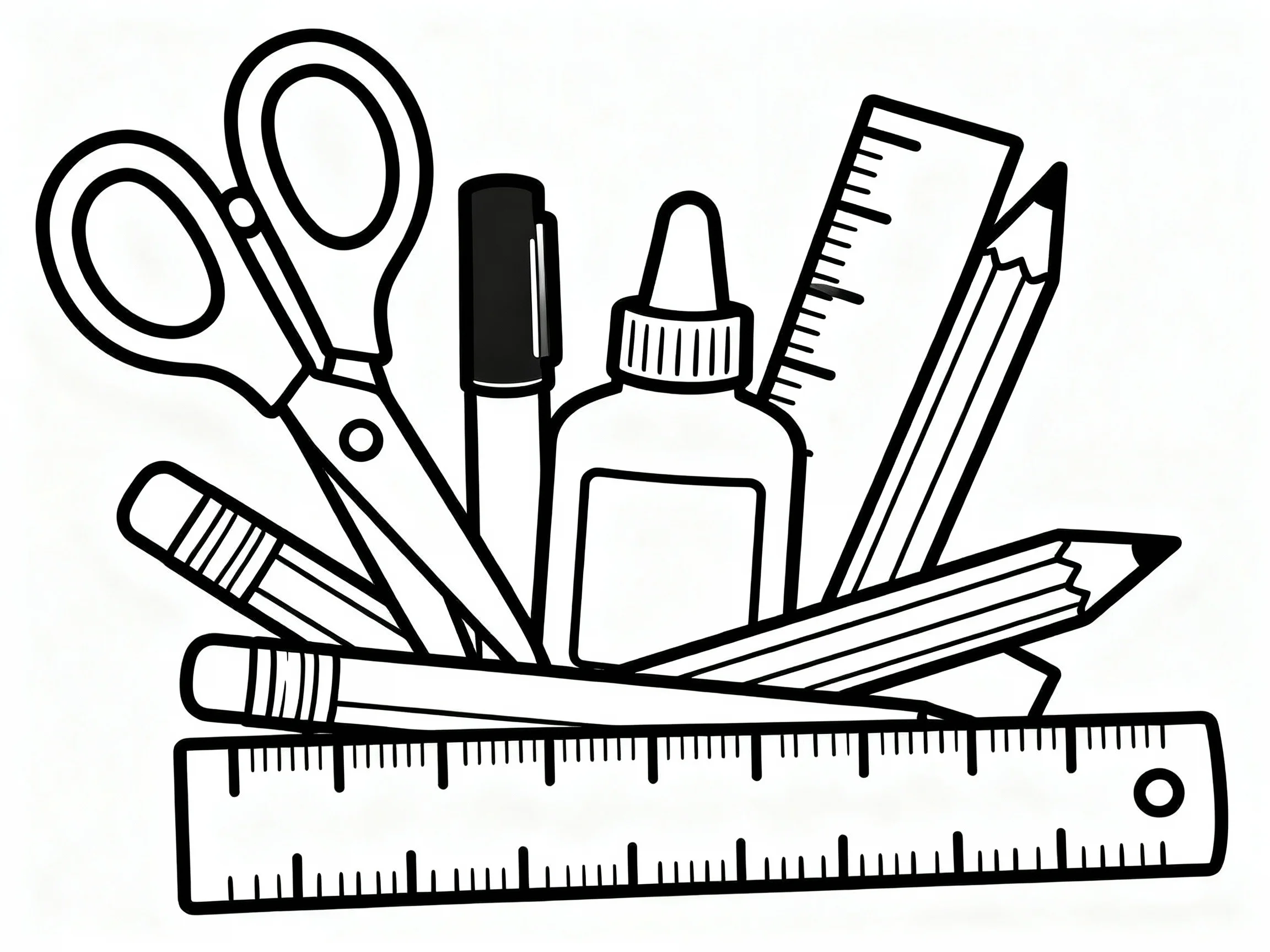 School Supplies Stack