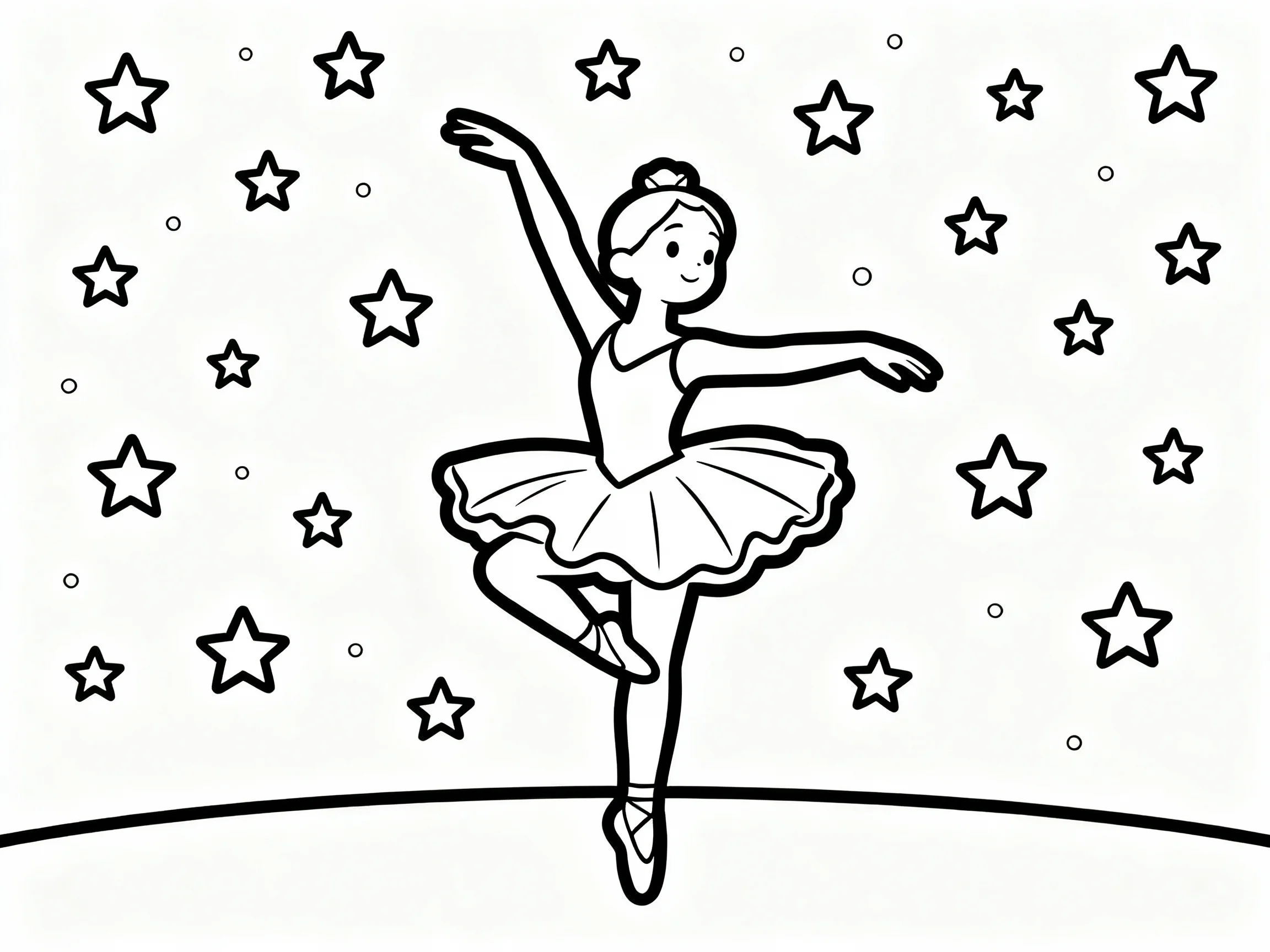 Ballerina and Stars