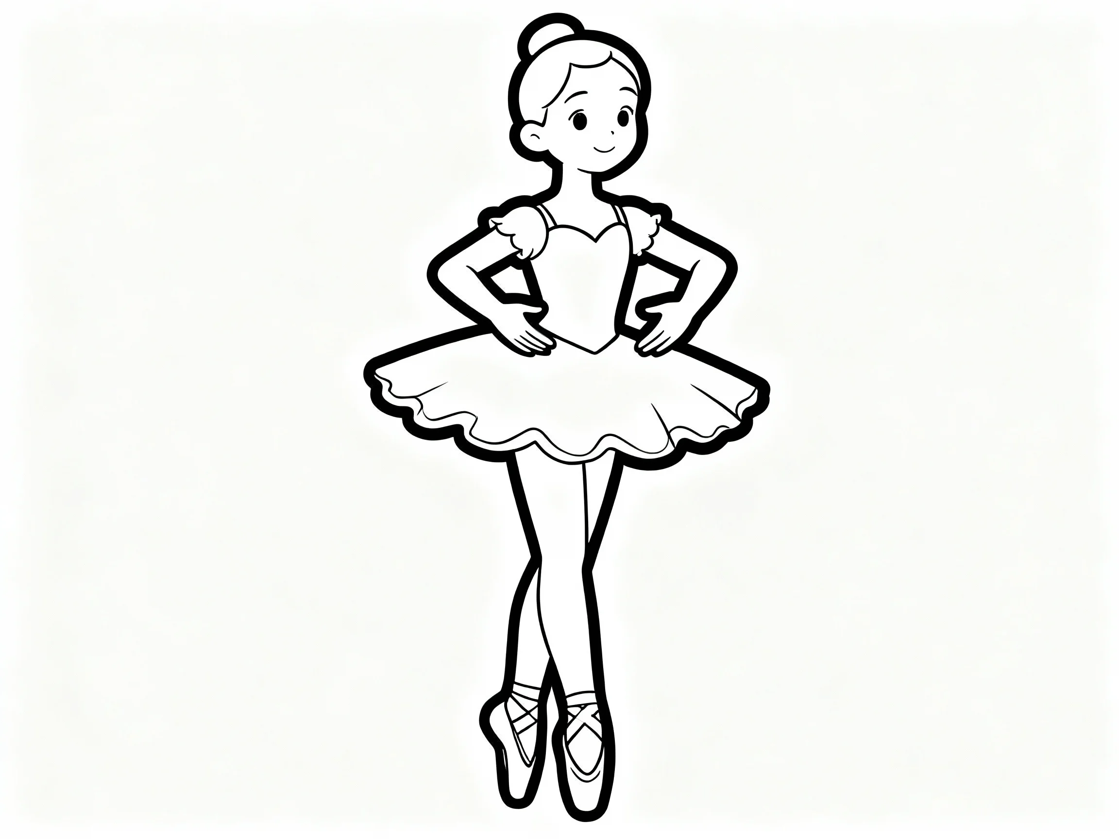 Ballerina on Tiptoes