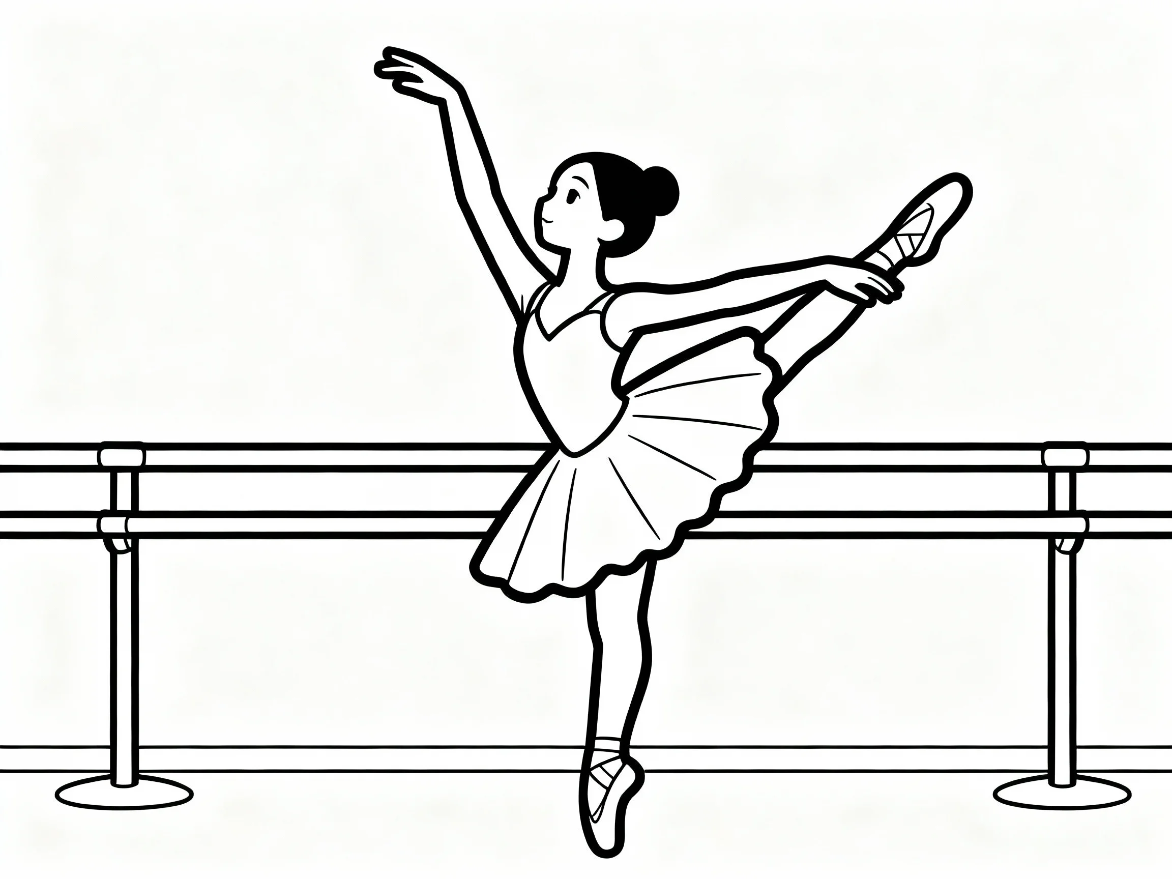 Ballerina Arabesque