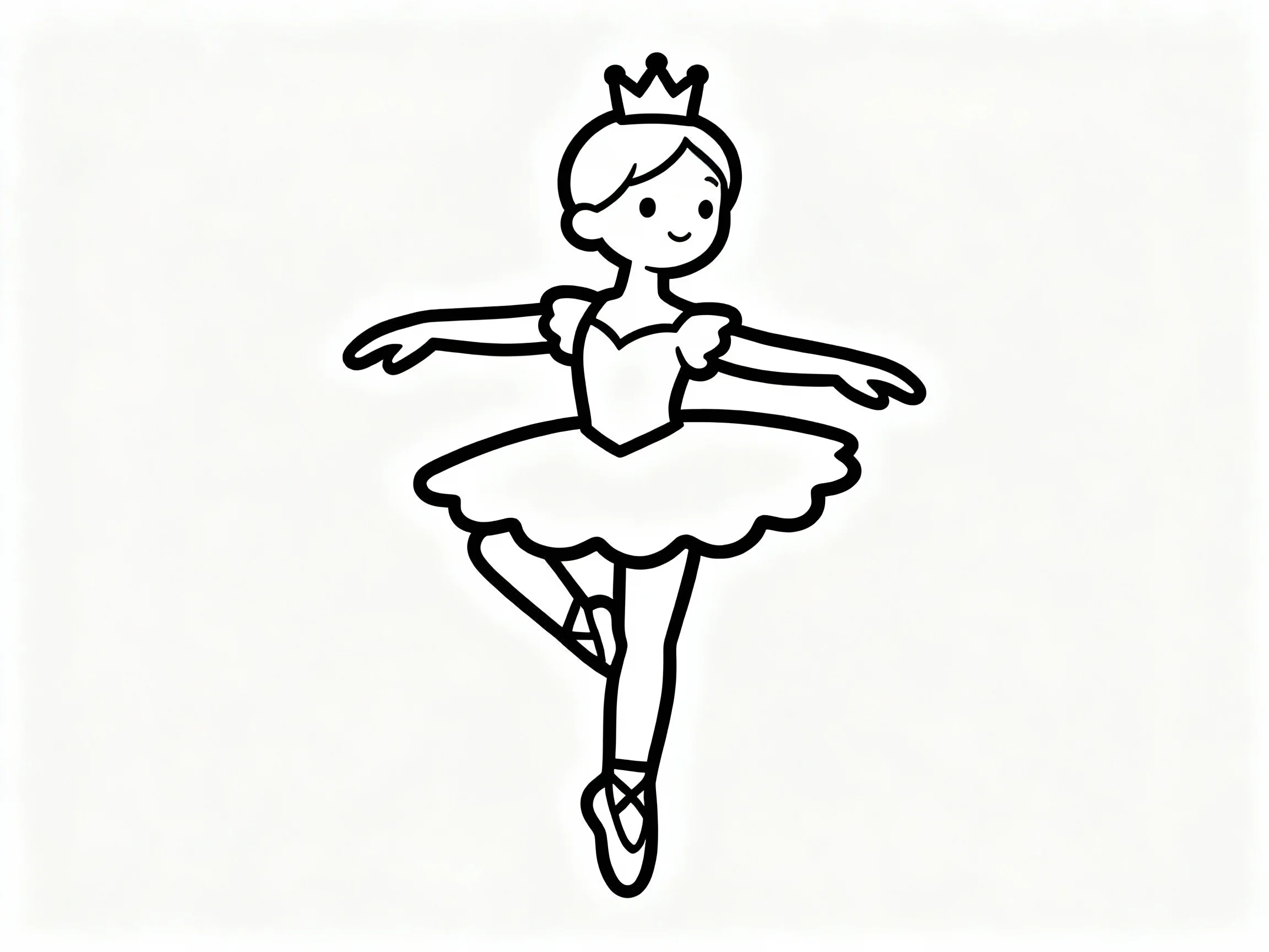 Ballerina with Crown