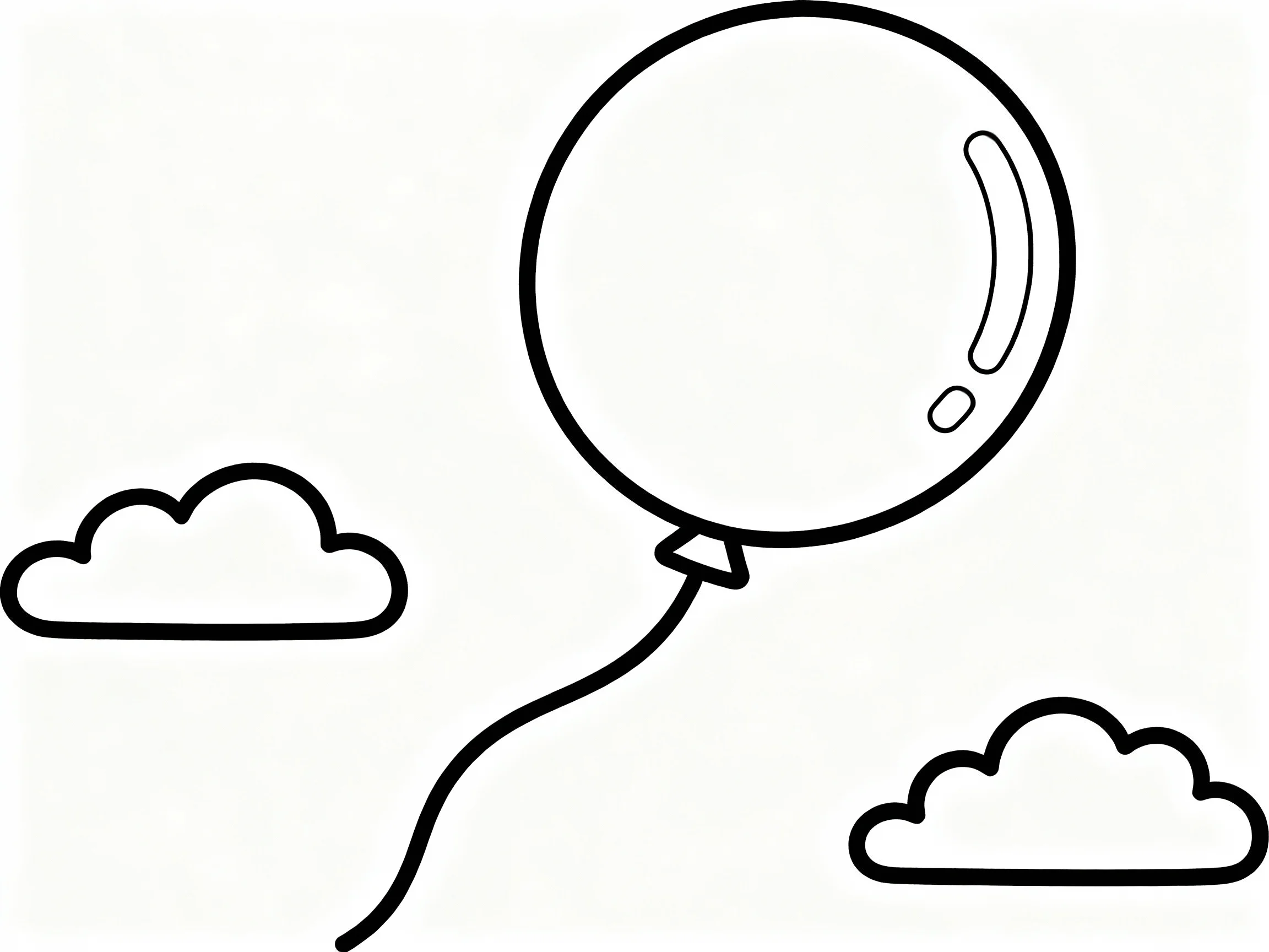 Single Floating Balloon