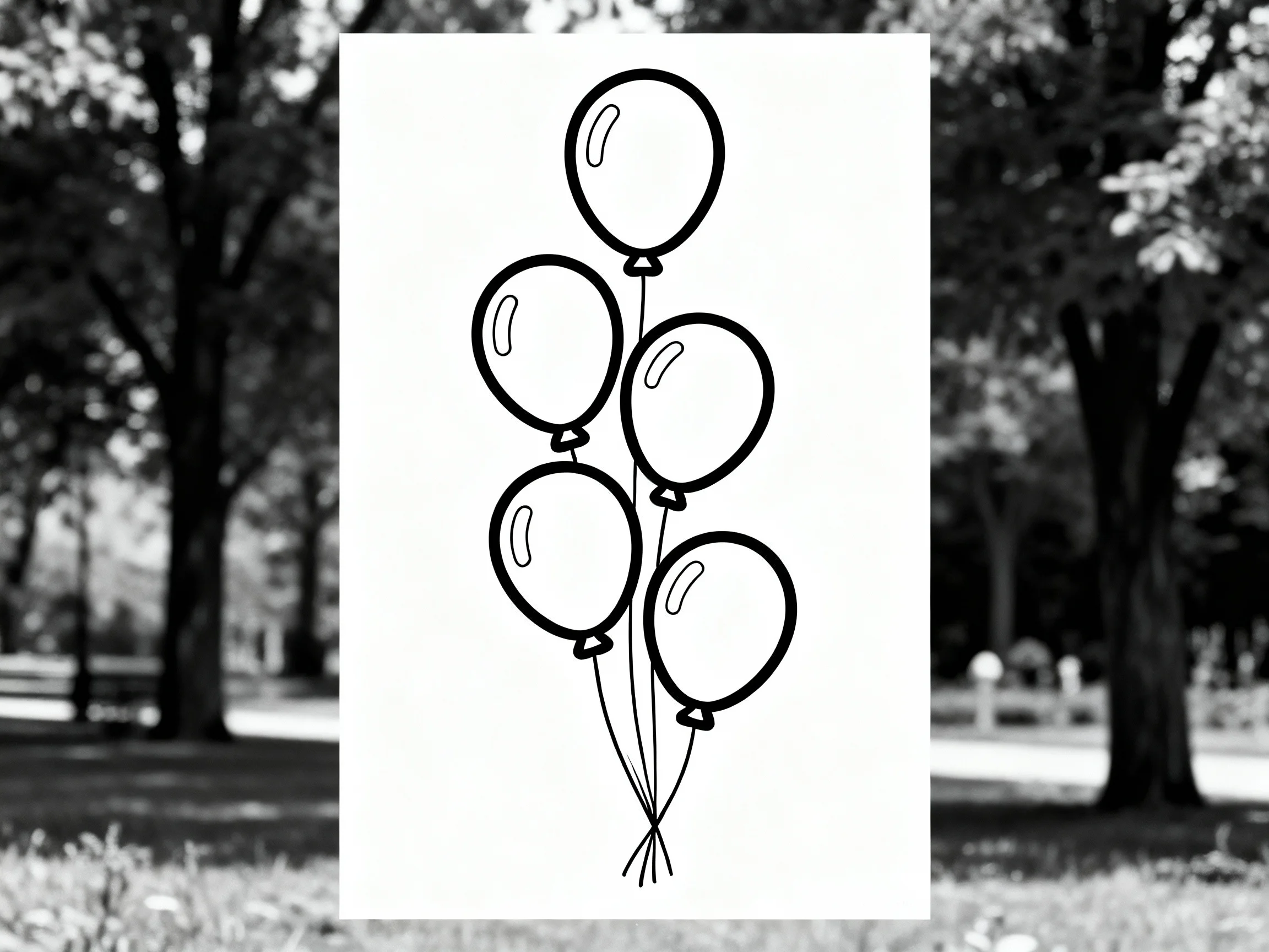 Balloons on a String