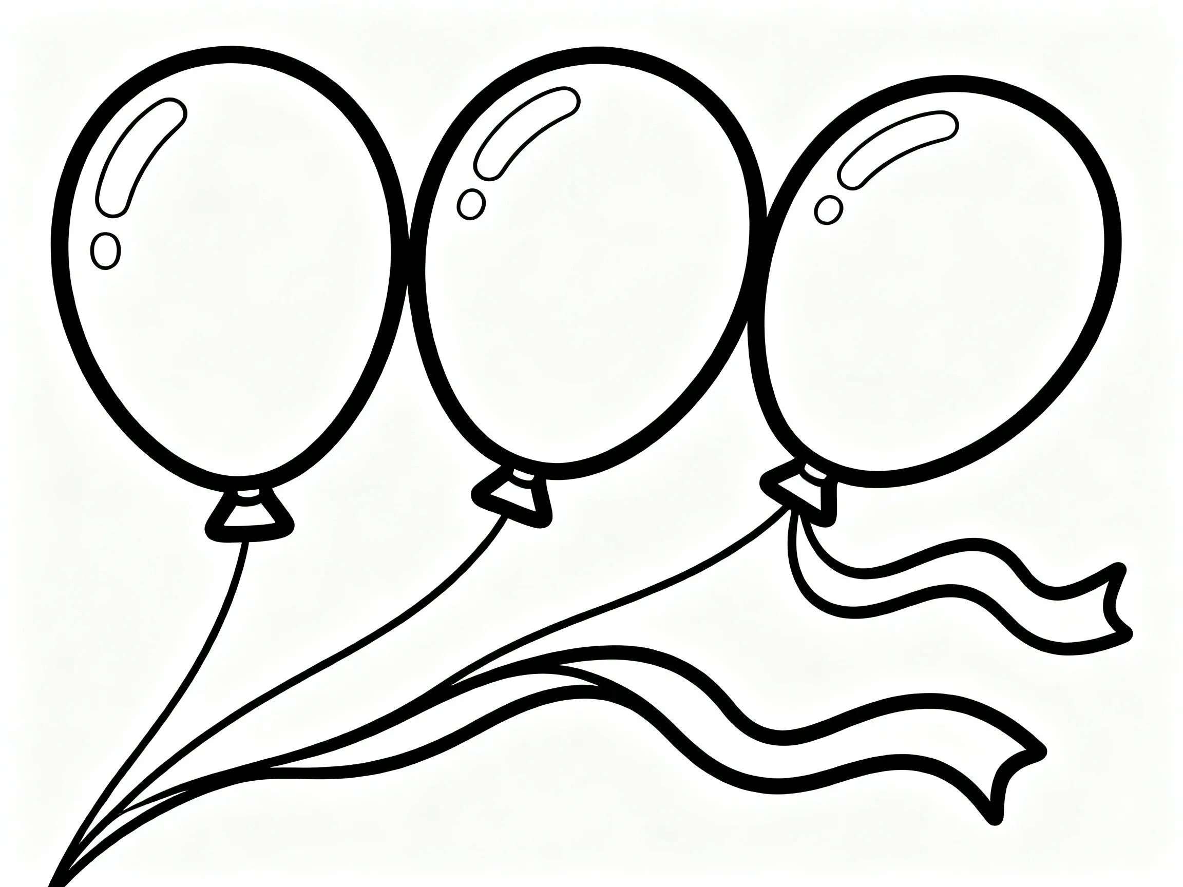 Balloons and Ribbons