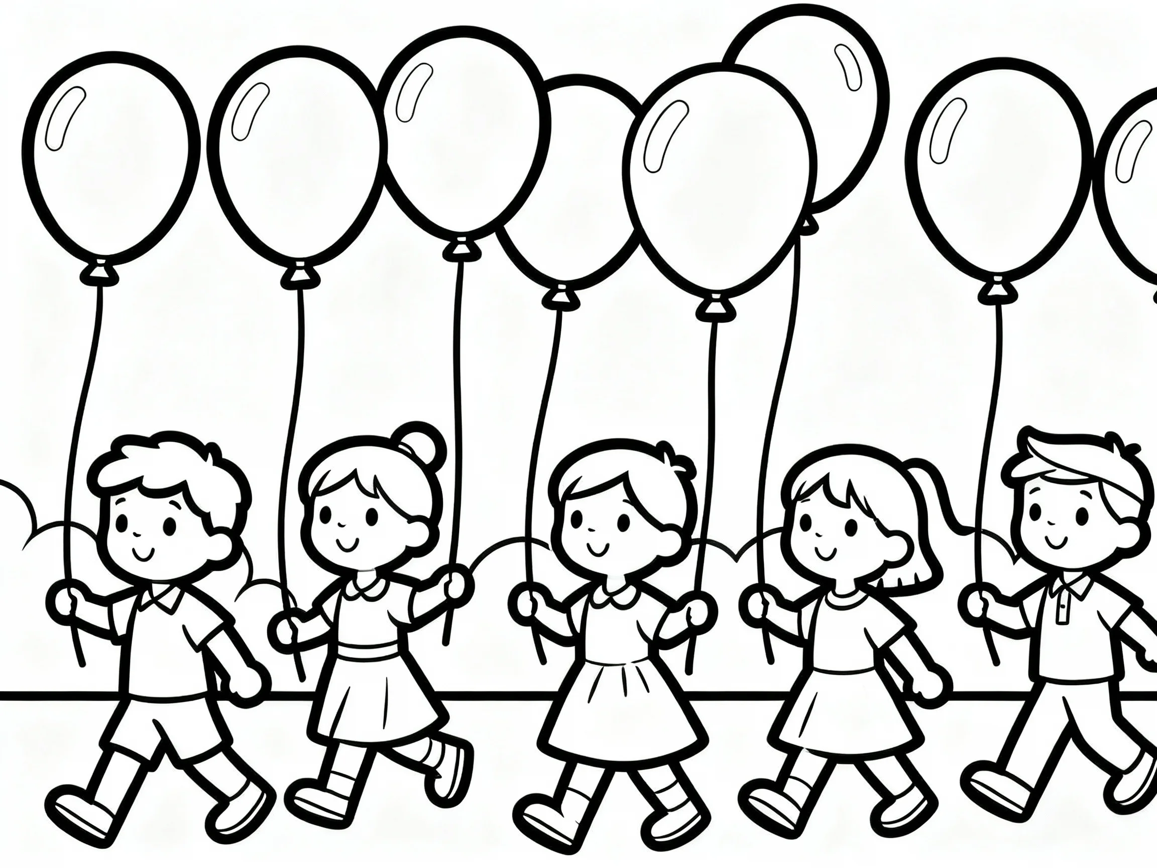 Balloons in a Parade