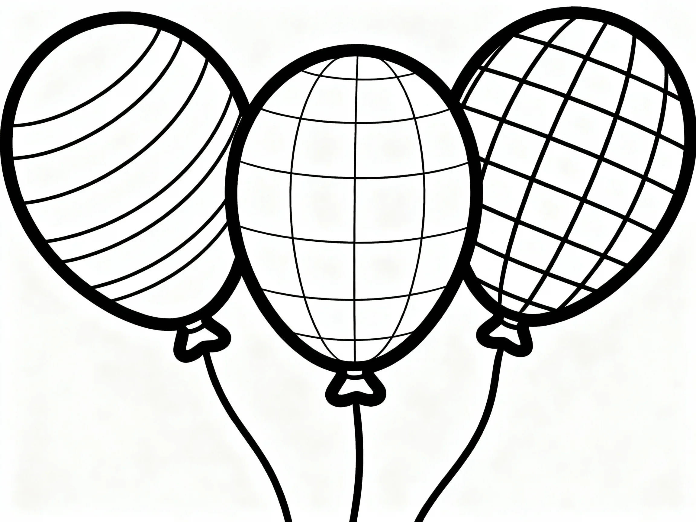 Balloons with Simple Patterns