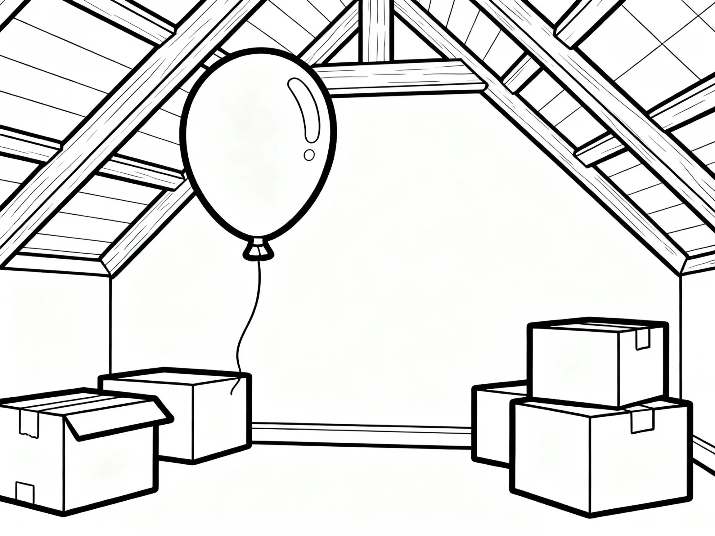 Balloon in a Attic