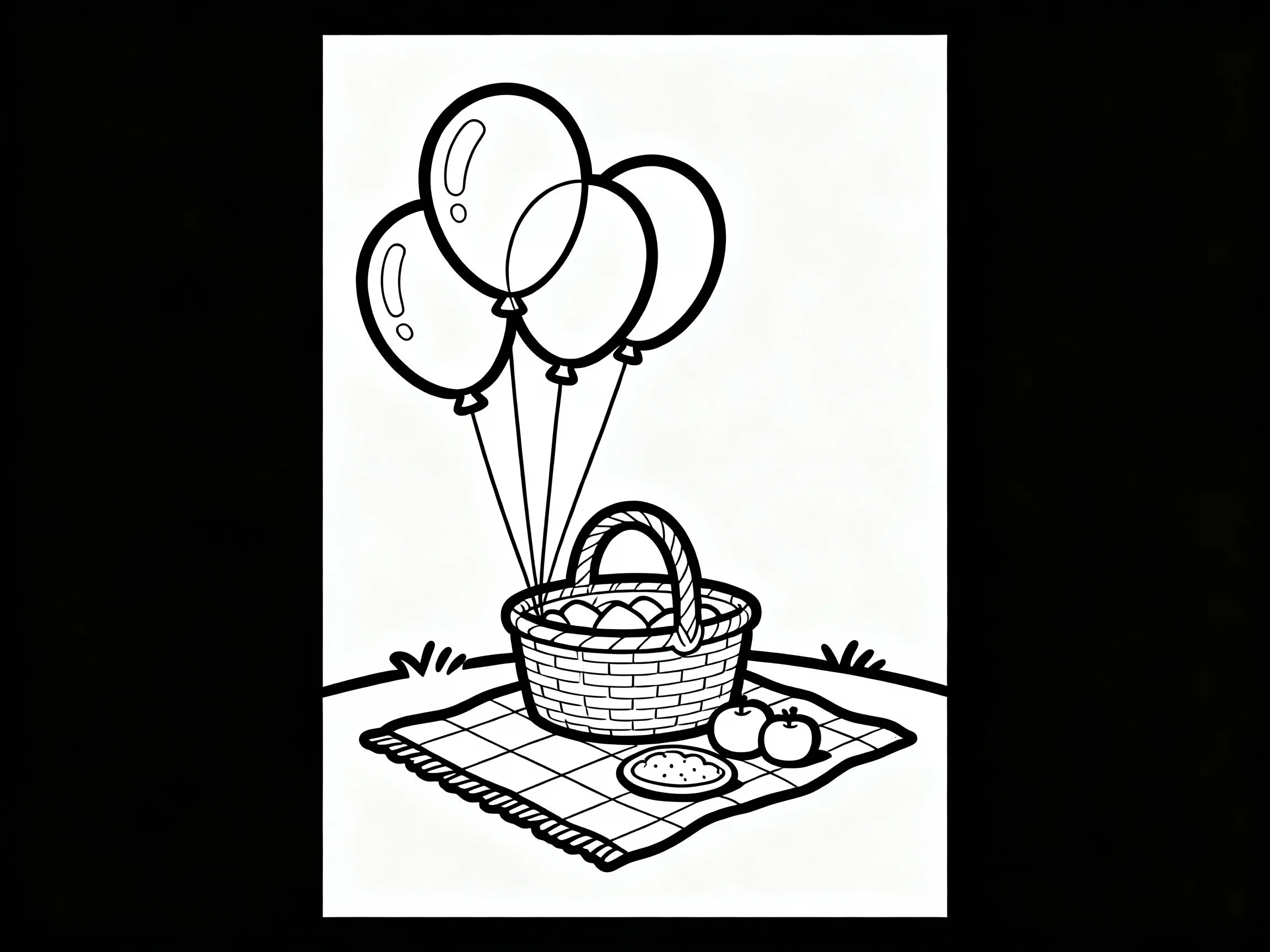 Balloons at a Picnic
