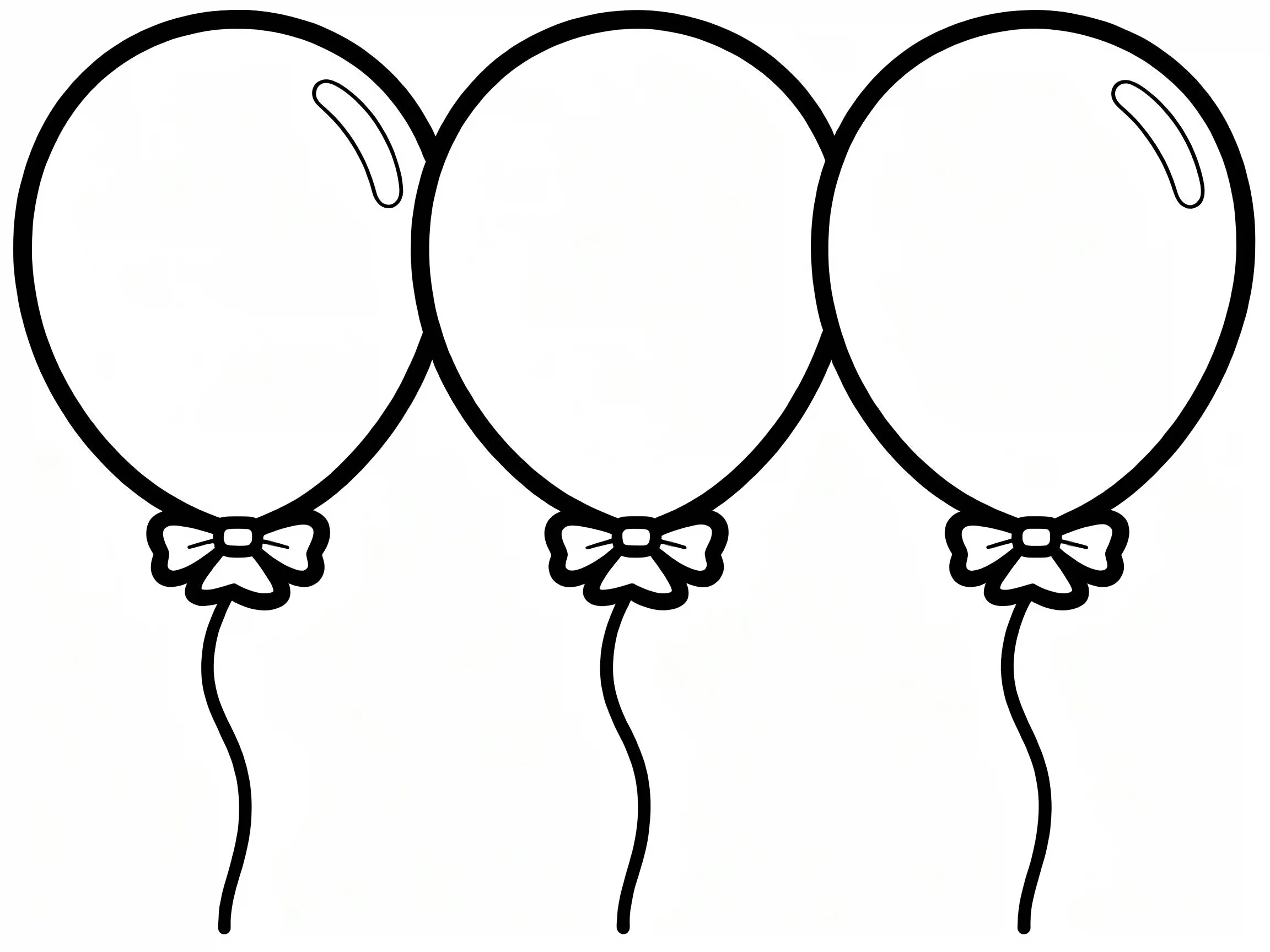 Balloons with Bows