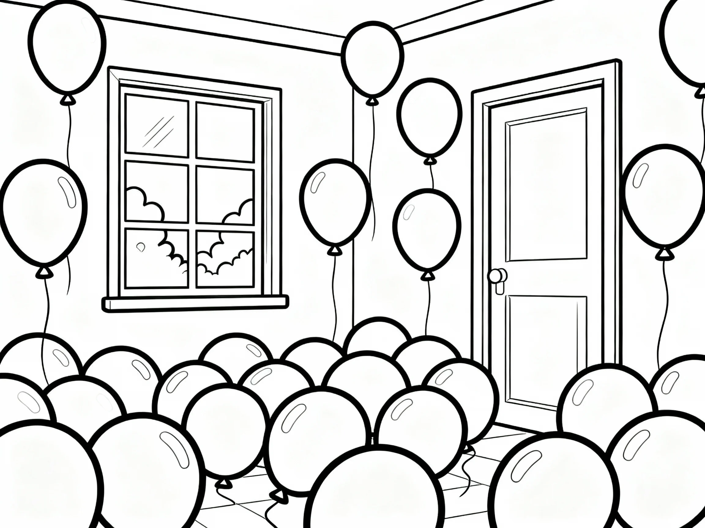 Balloons in a Room