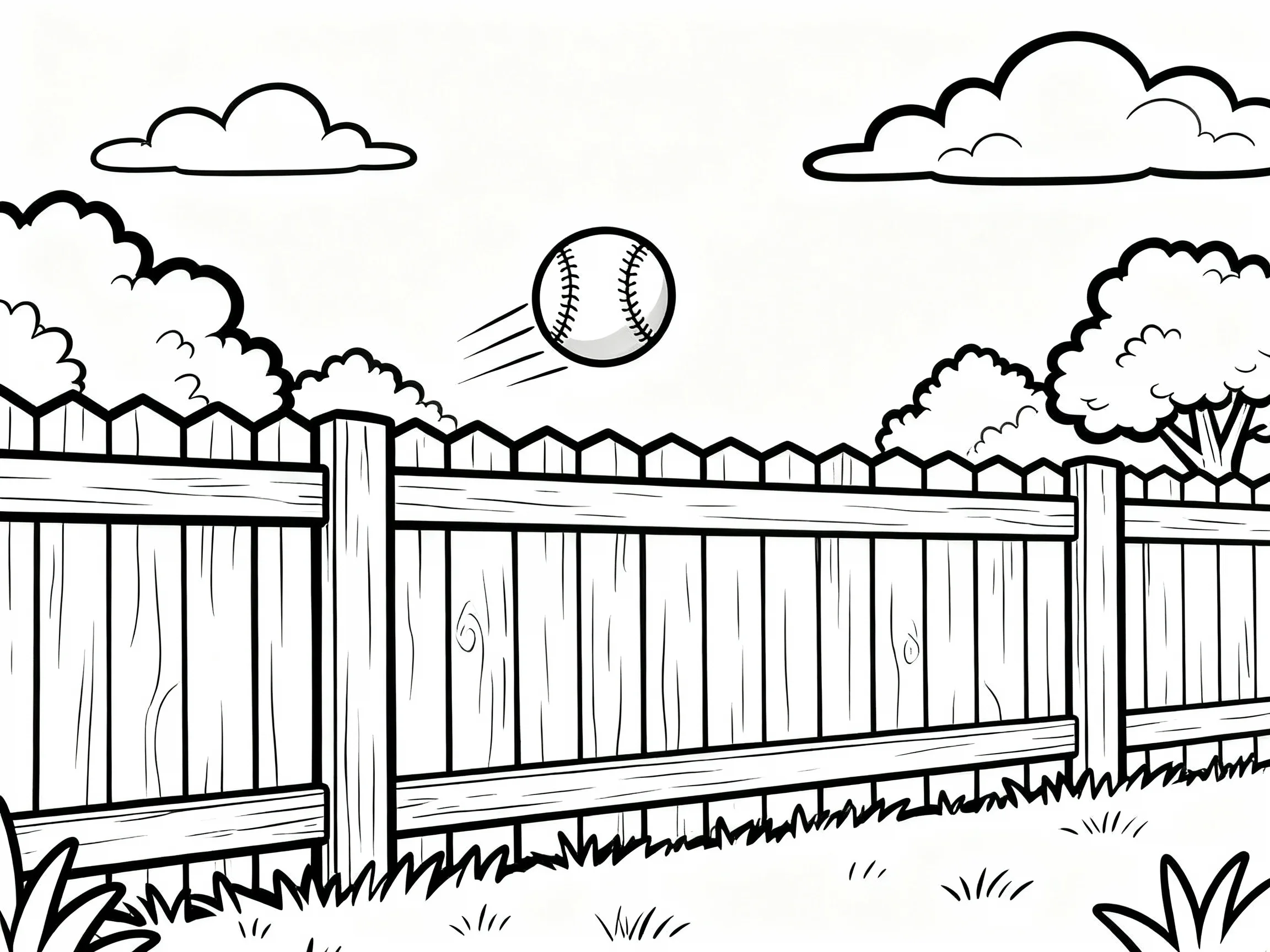 Ball Going Over Fence