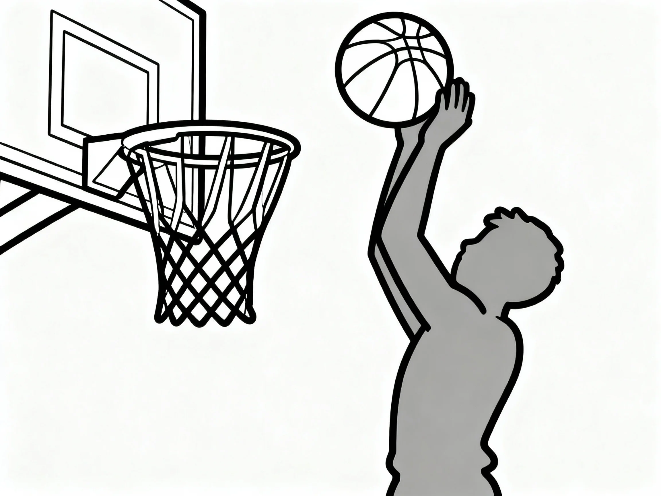 Basketball Hoop Shadow