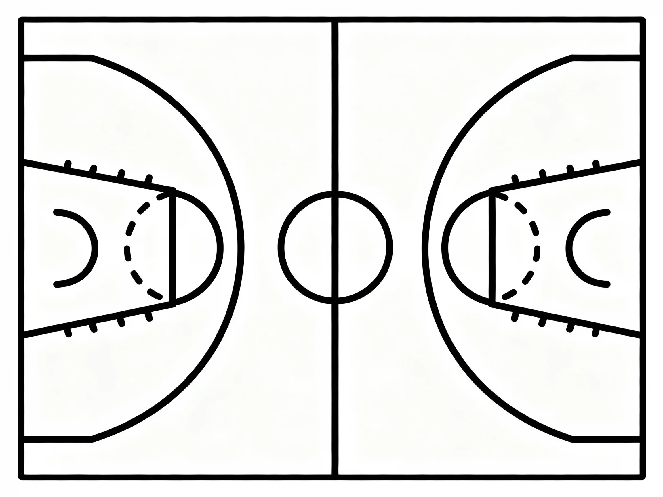 Basketball Court Lines