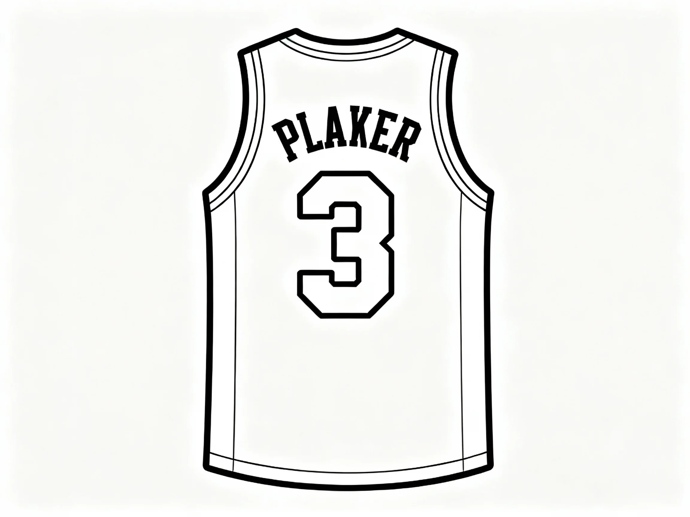 Basketball Jersey Back
