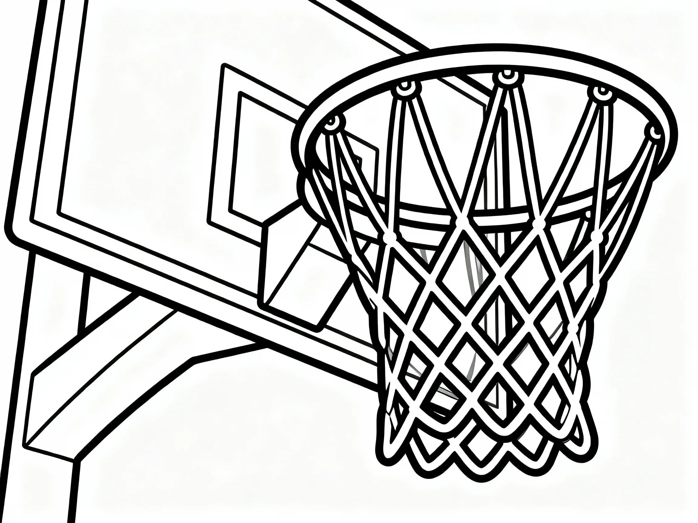 Basketball Rim Straight On