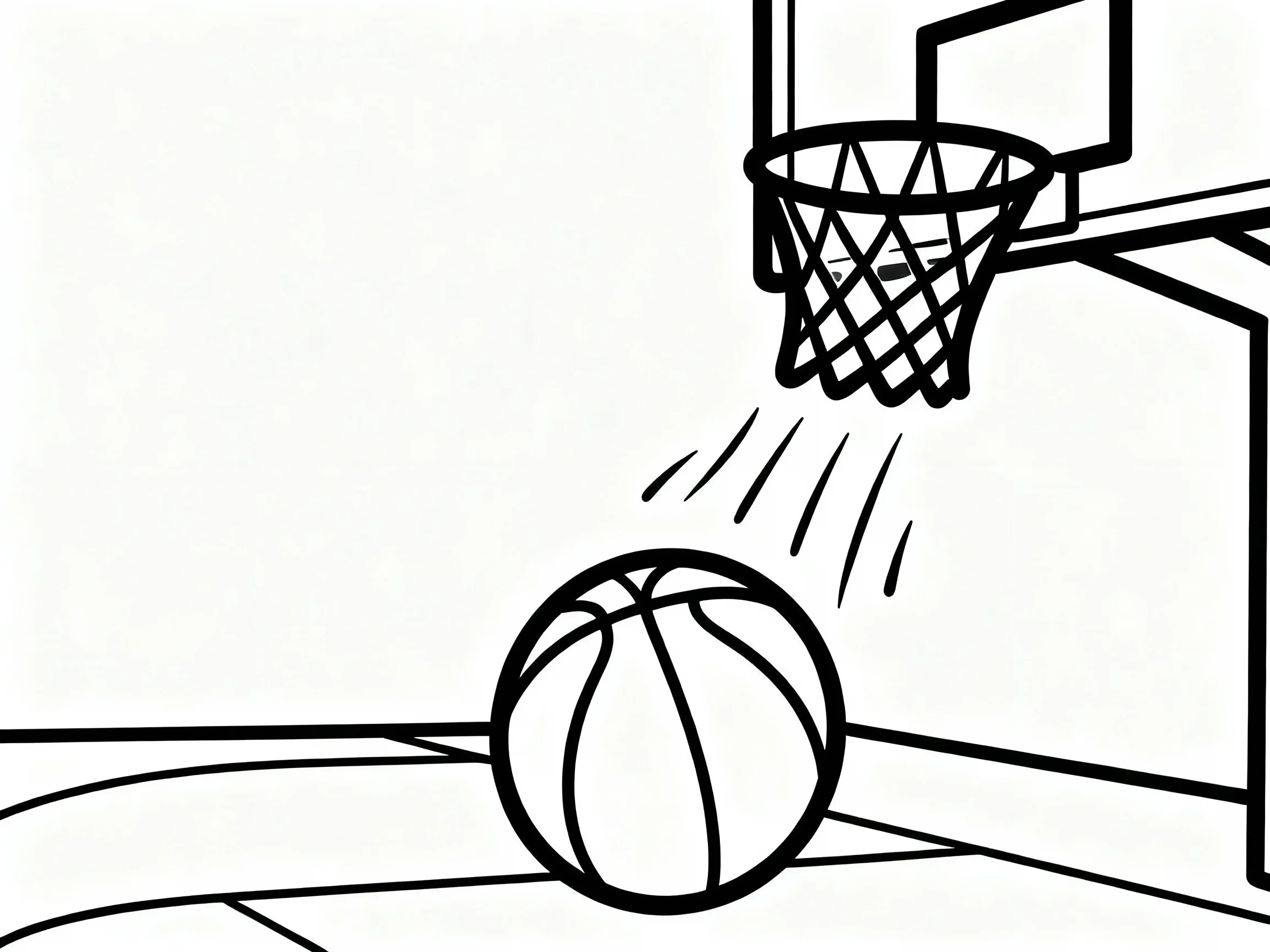 Basketball Falling