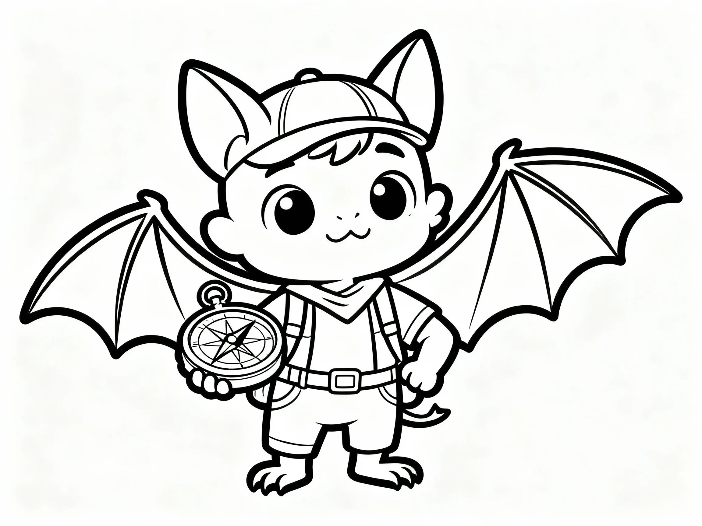 Bat with Compass