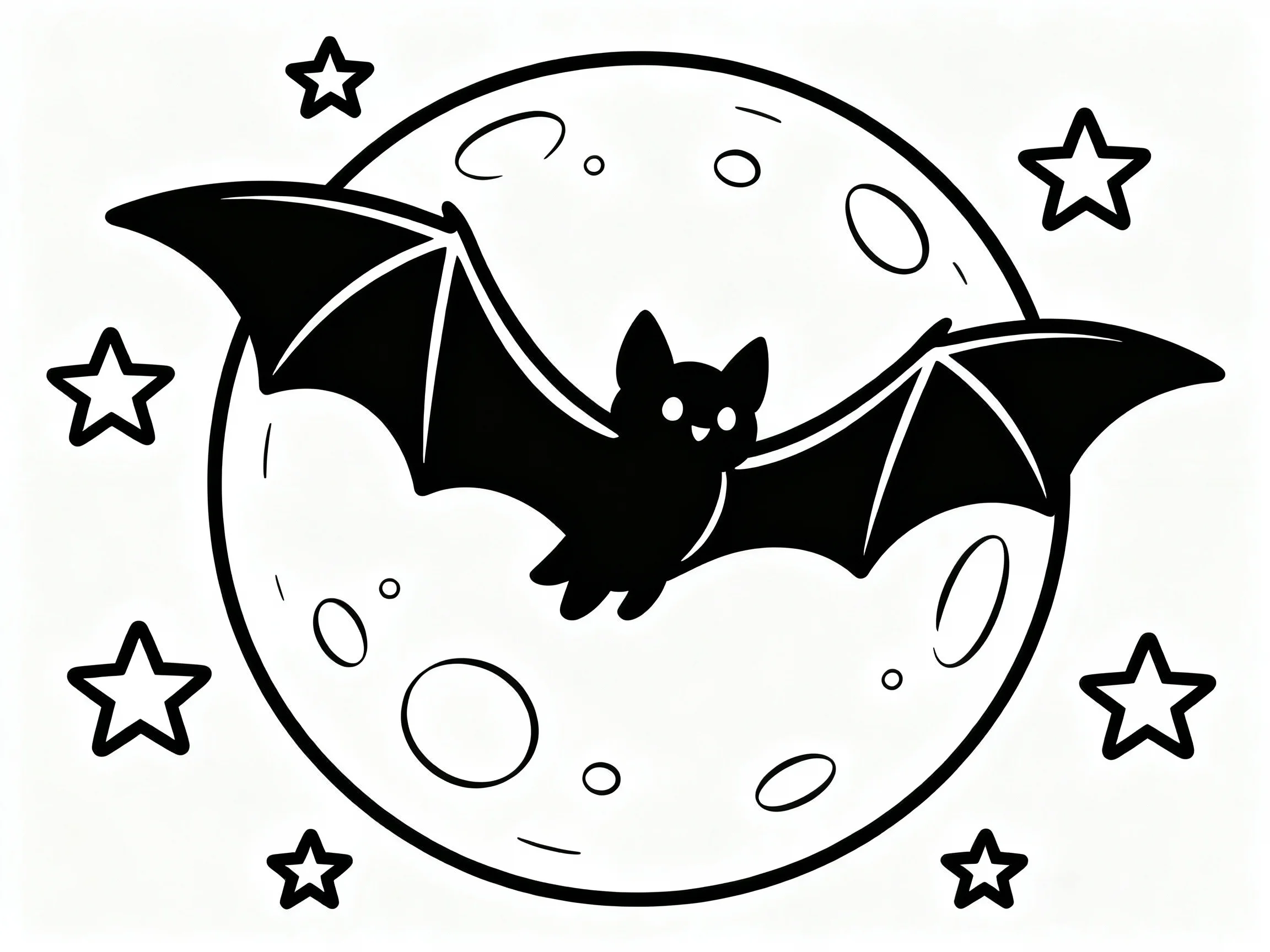 Bat in the Moonlight