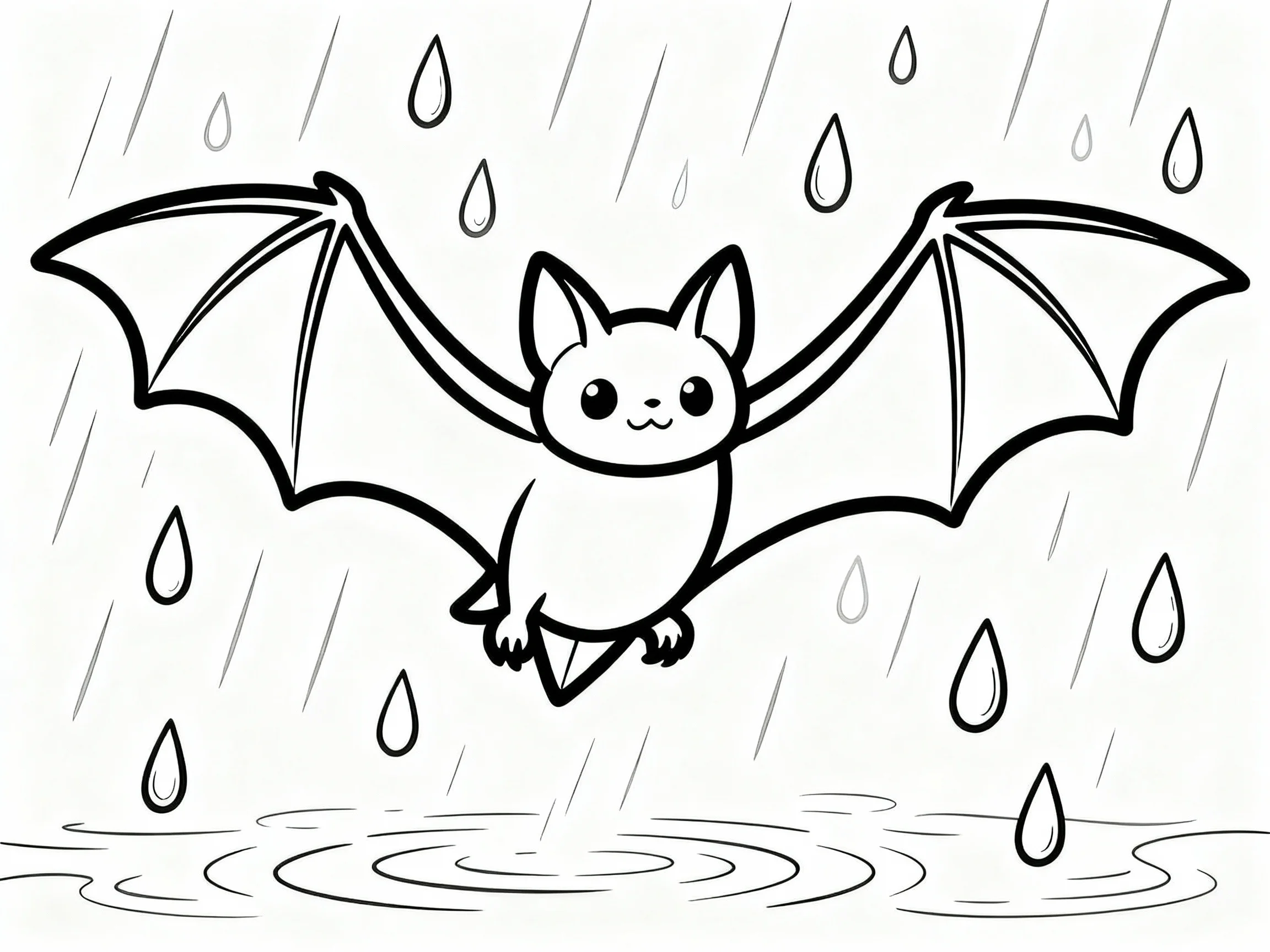 Bat in Rain