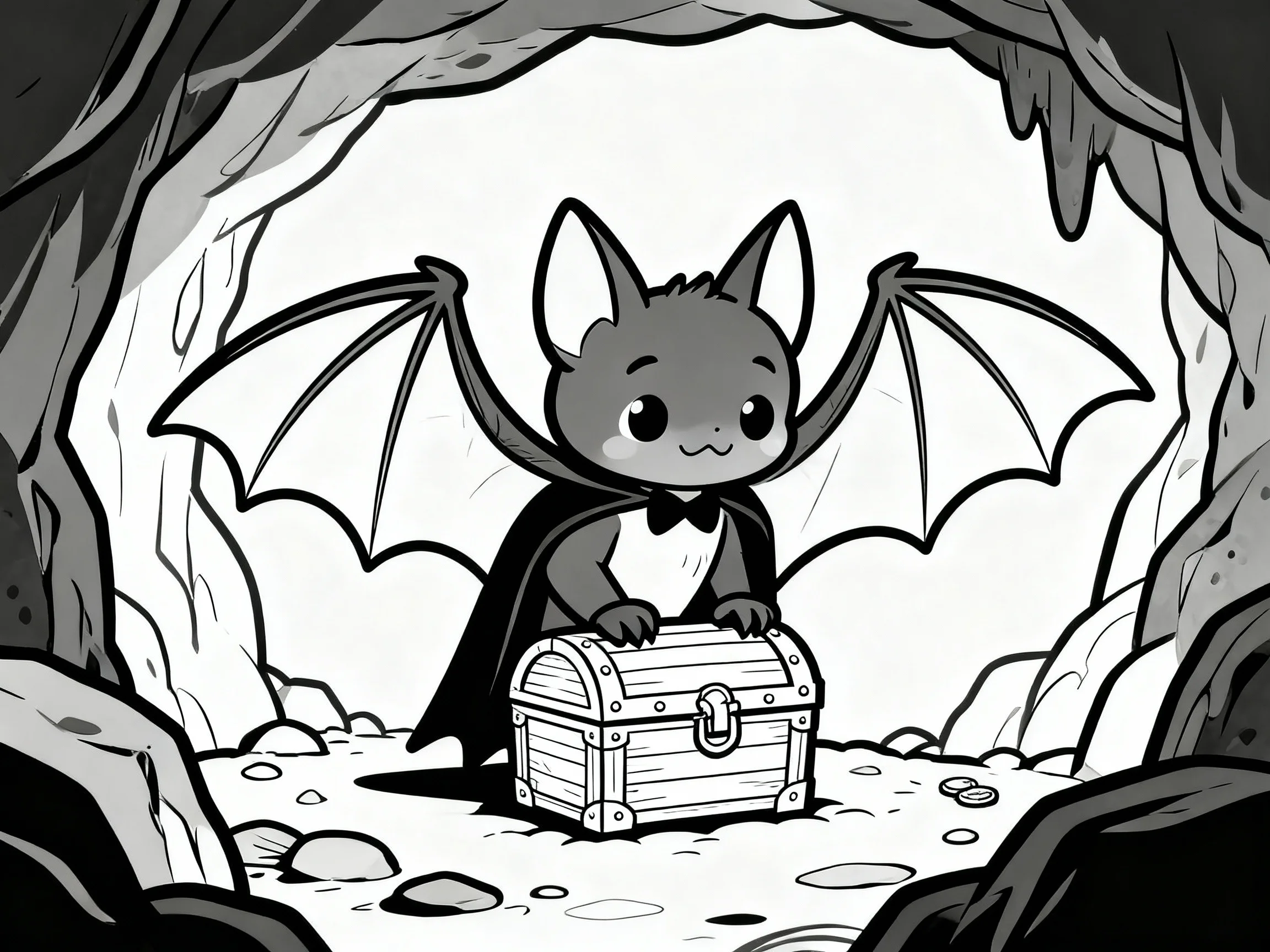Bat with Treasure