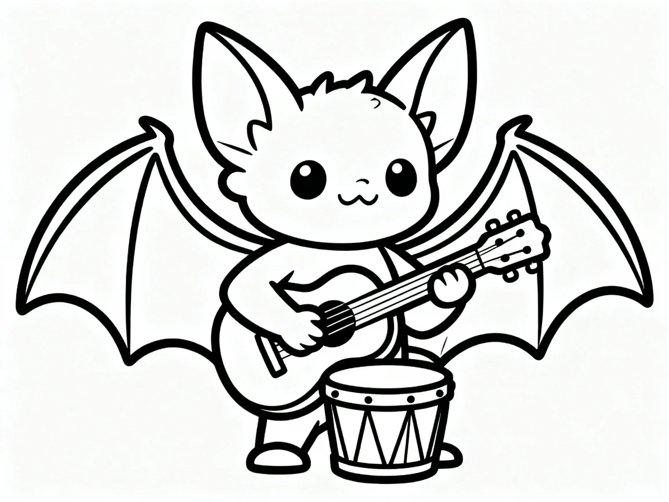 Bat Playing Instruments