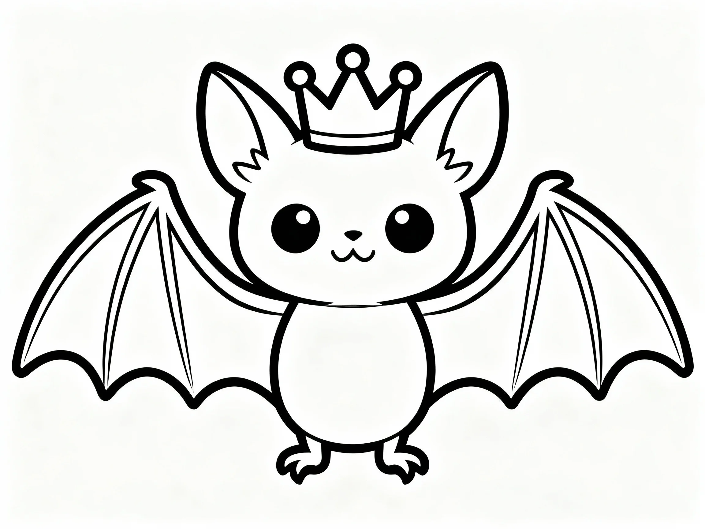 Bat Wearing Crown