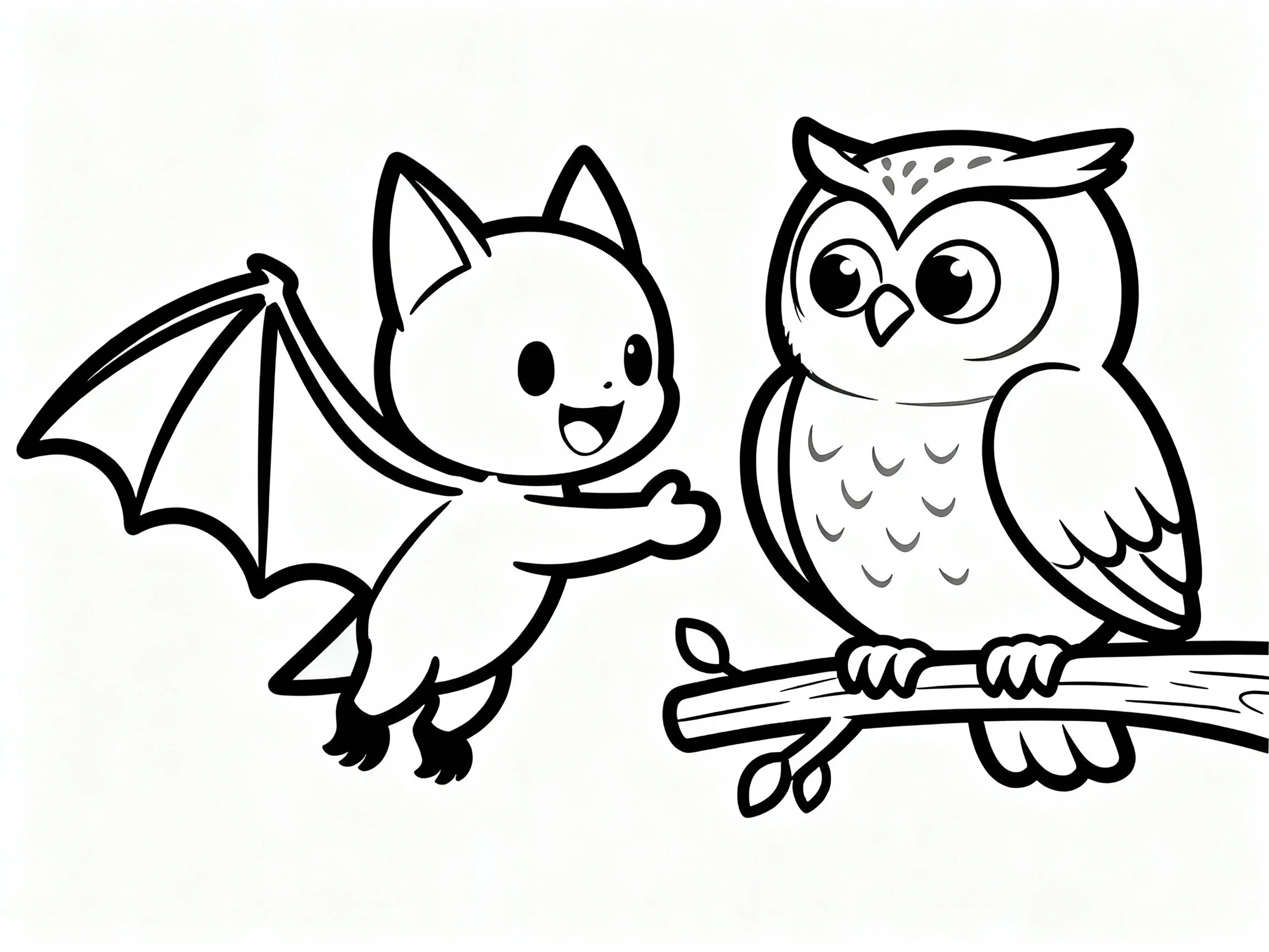 Bat Making Friends
