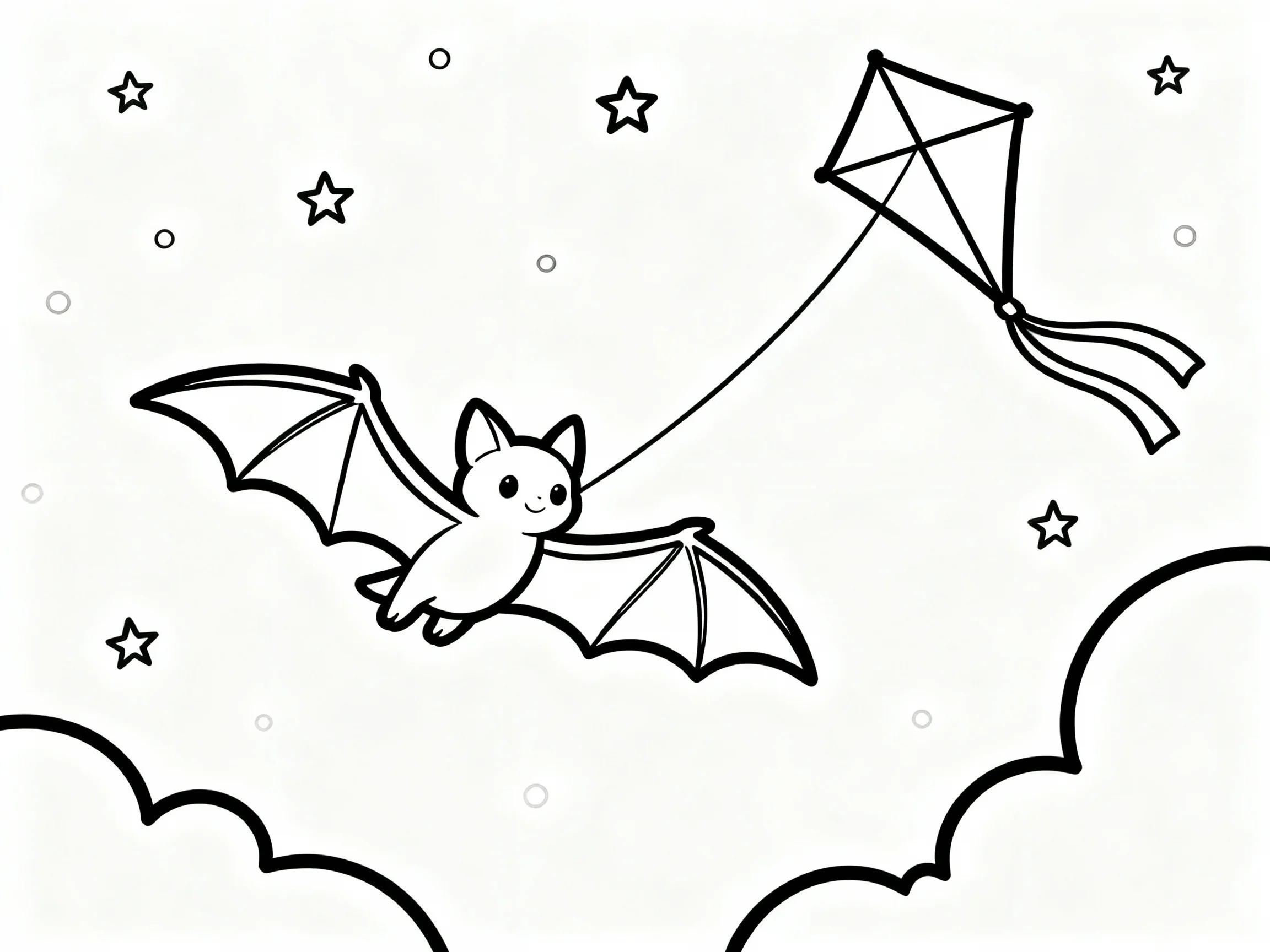 Bat with Kite