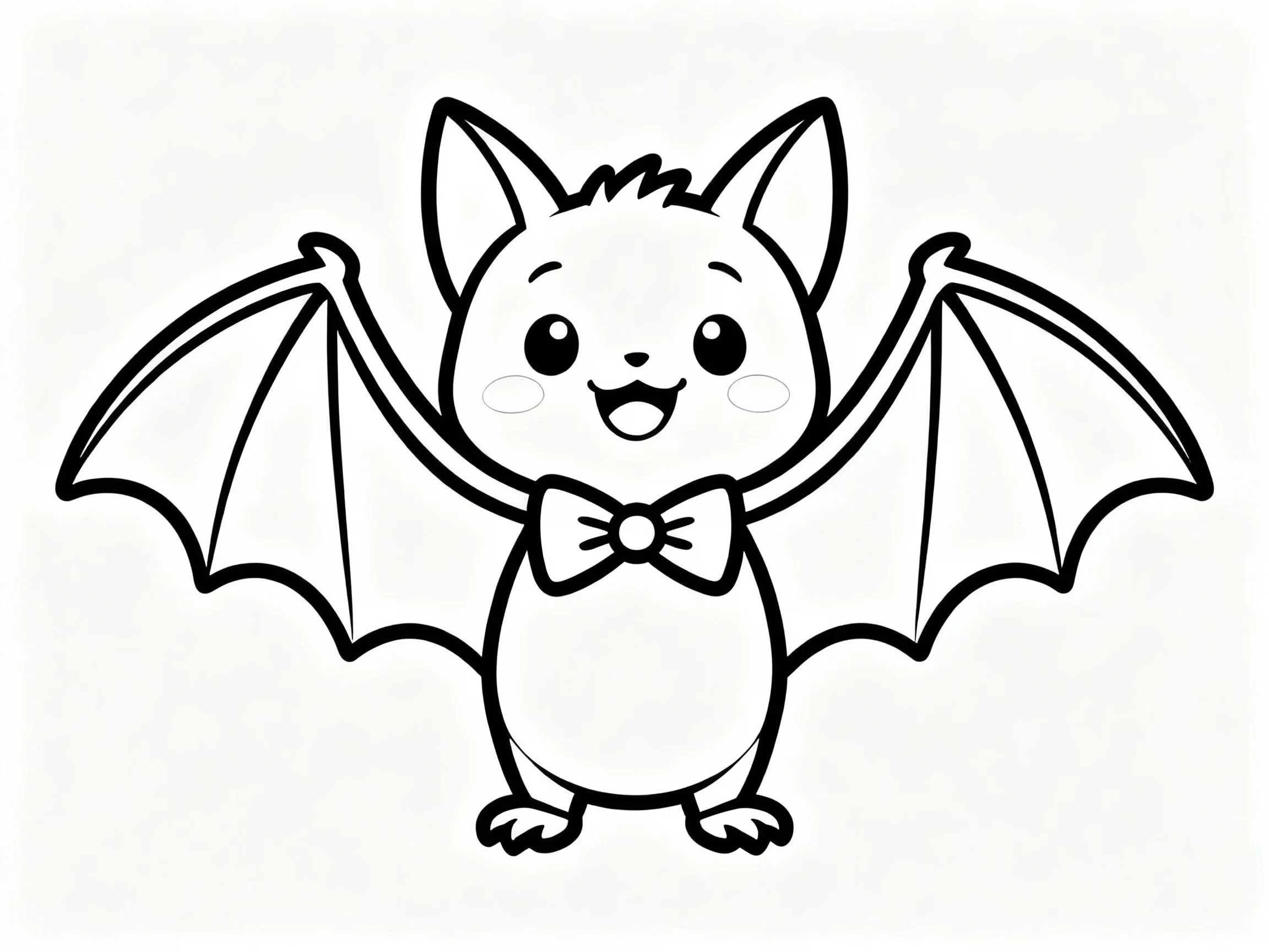 Bat with Bow Tie